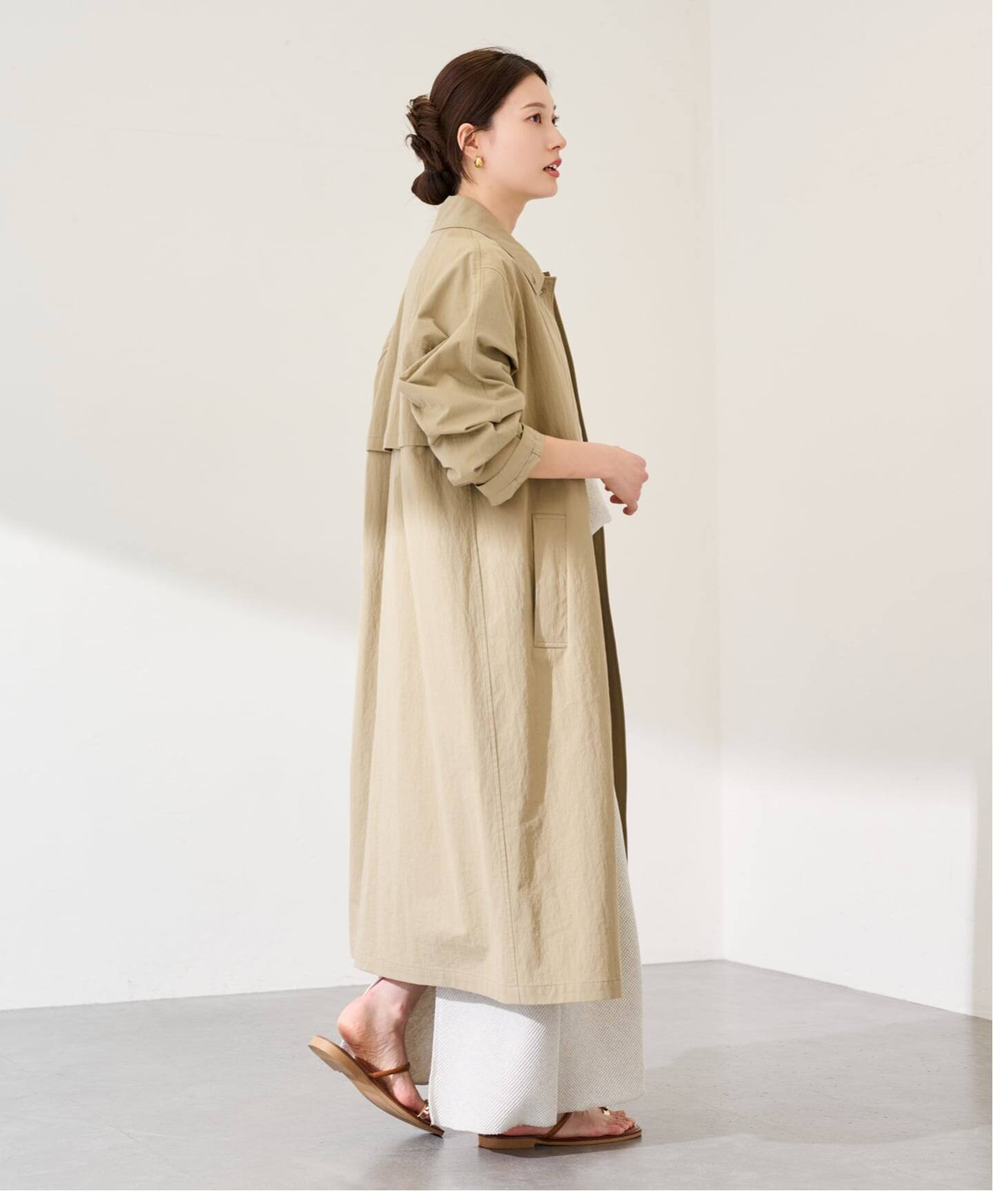 コットンナイロンステンコート（ステンカラーコート）｜FRAMeWORK