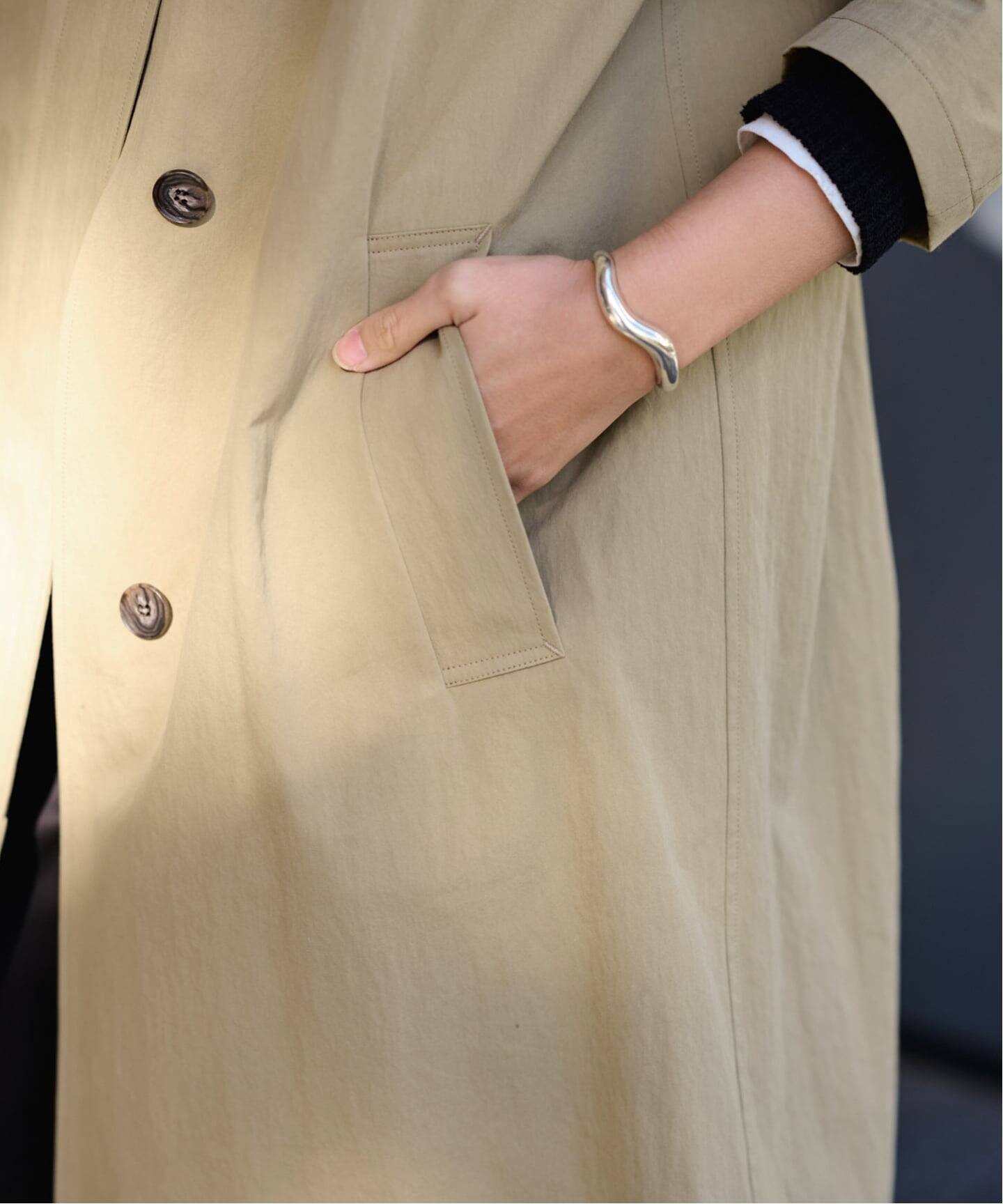 コットンナイロンステンコート（ステンカラーコート）｜FRAMeWORK