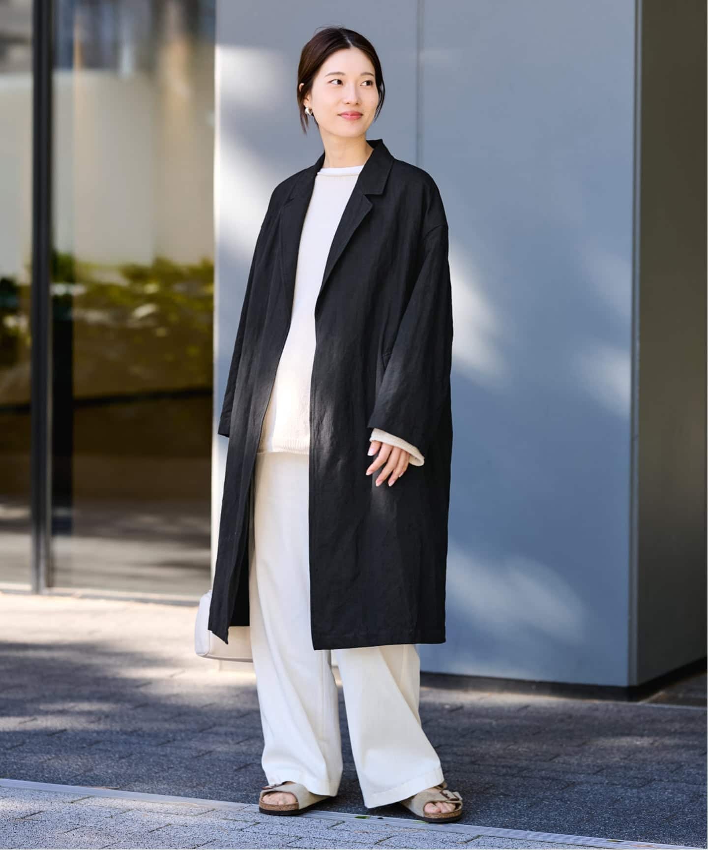 ≪一部カラーWEB限定 / 追加予約≫綿麻ポプリンコート（チェスター