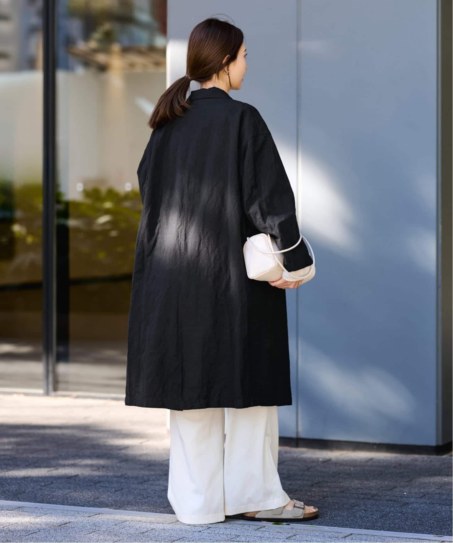 ≪一部カラーWEB限定 / 追加予約≫綿麻ポプリンコート（チェスター