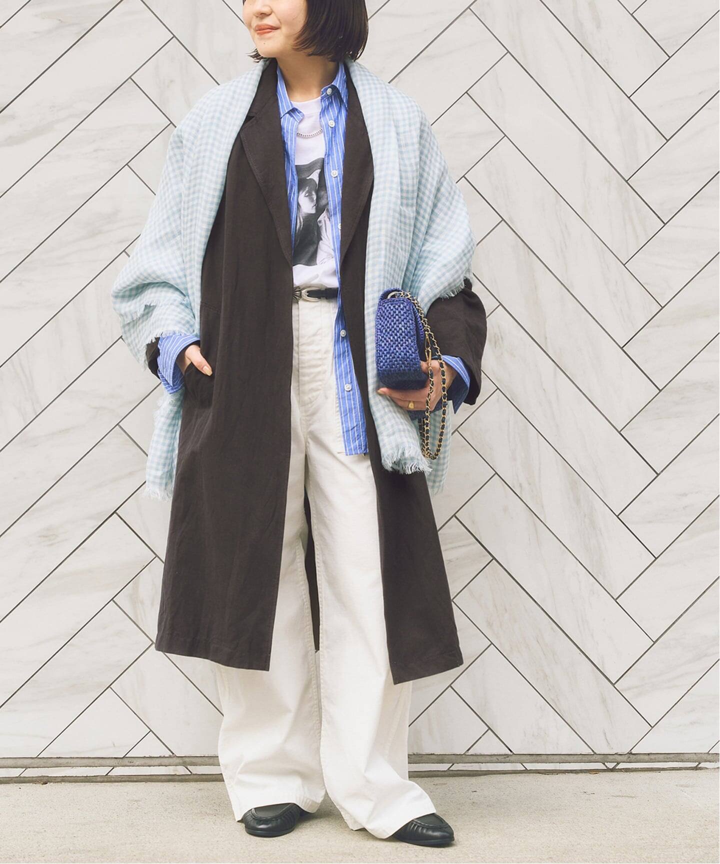 ≪一部カラーWEB限定 / 追加≫綿麻ポプリンコート（チェスターコート