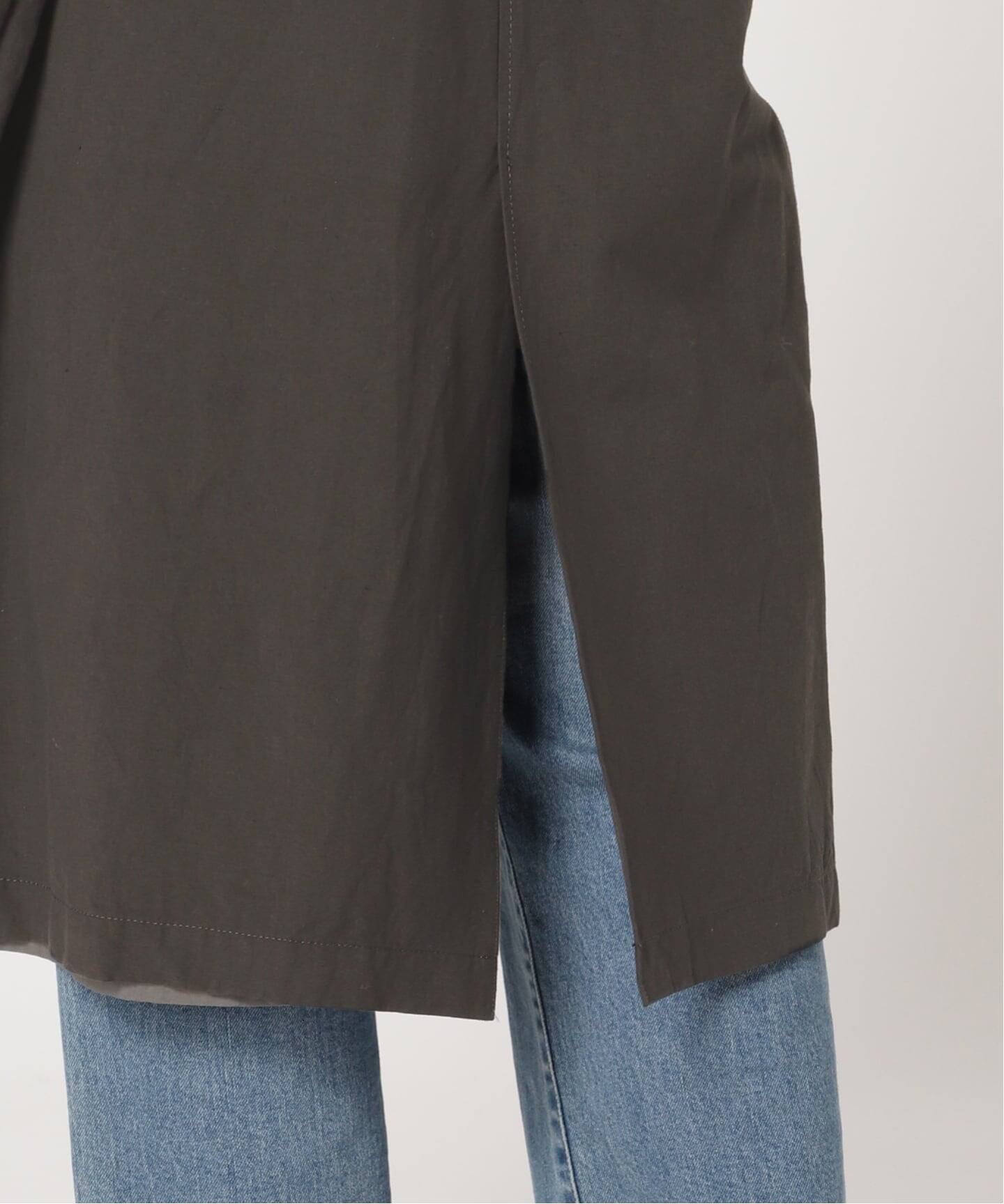 ≪一部カラーWEB限定 / 追加≫綿麻ポプリンコート（チェスターコート