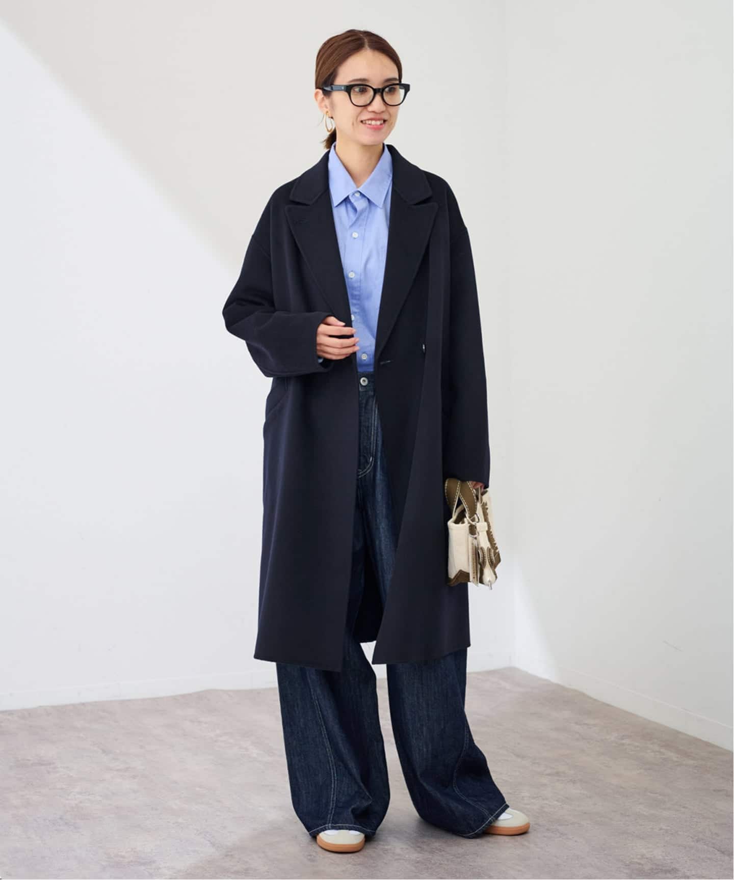 ≪追加予約≫SUPER160'sダブルブレストコート（チェスターコート