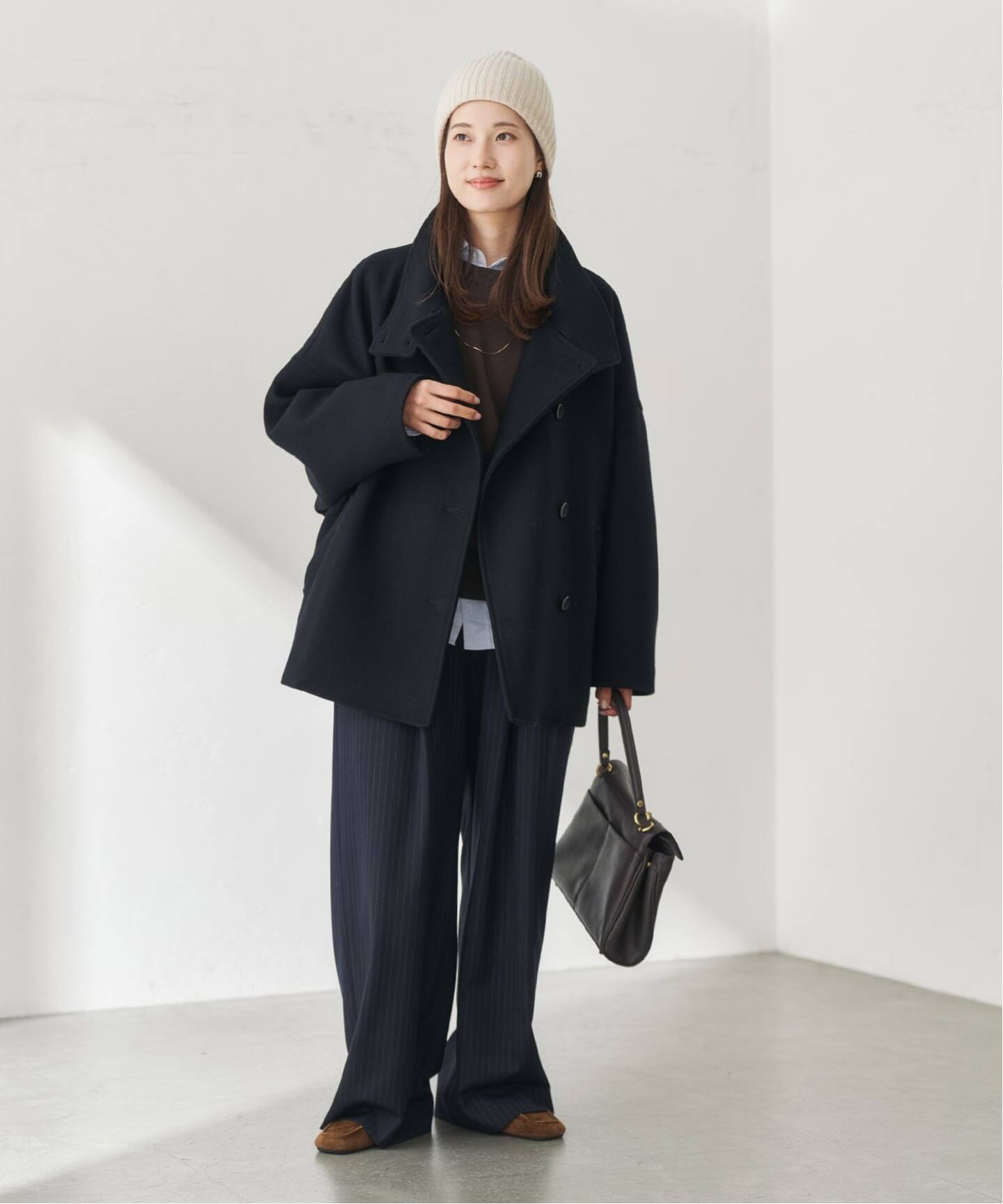 ≪一部カラーWEB限定 / 追加予約≫メルトンコクーンコート（その他 