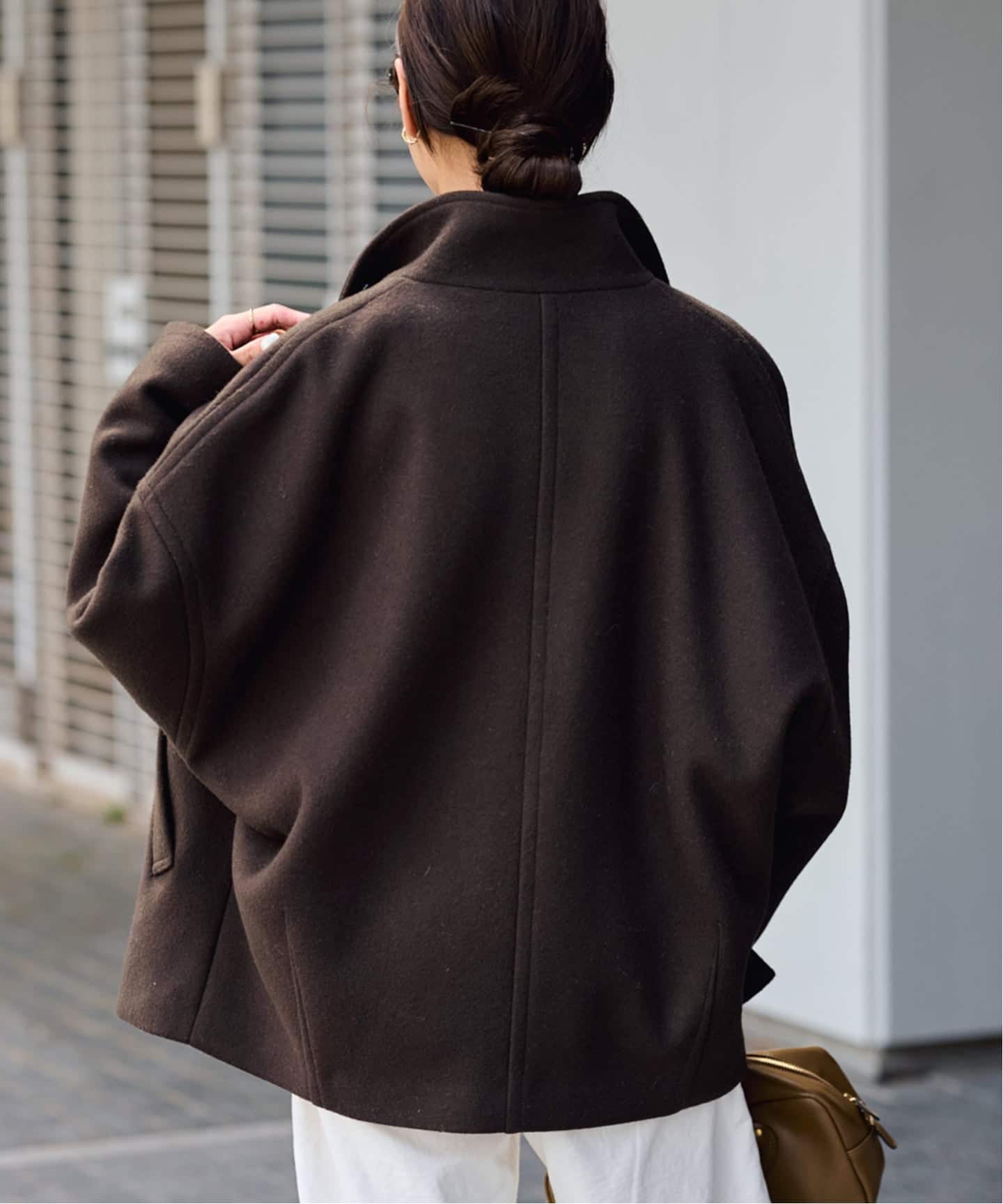 ≪一部カラーWEB限定 / 追加予約≫メルトンコクーンコート（その他