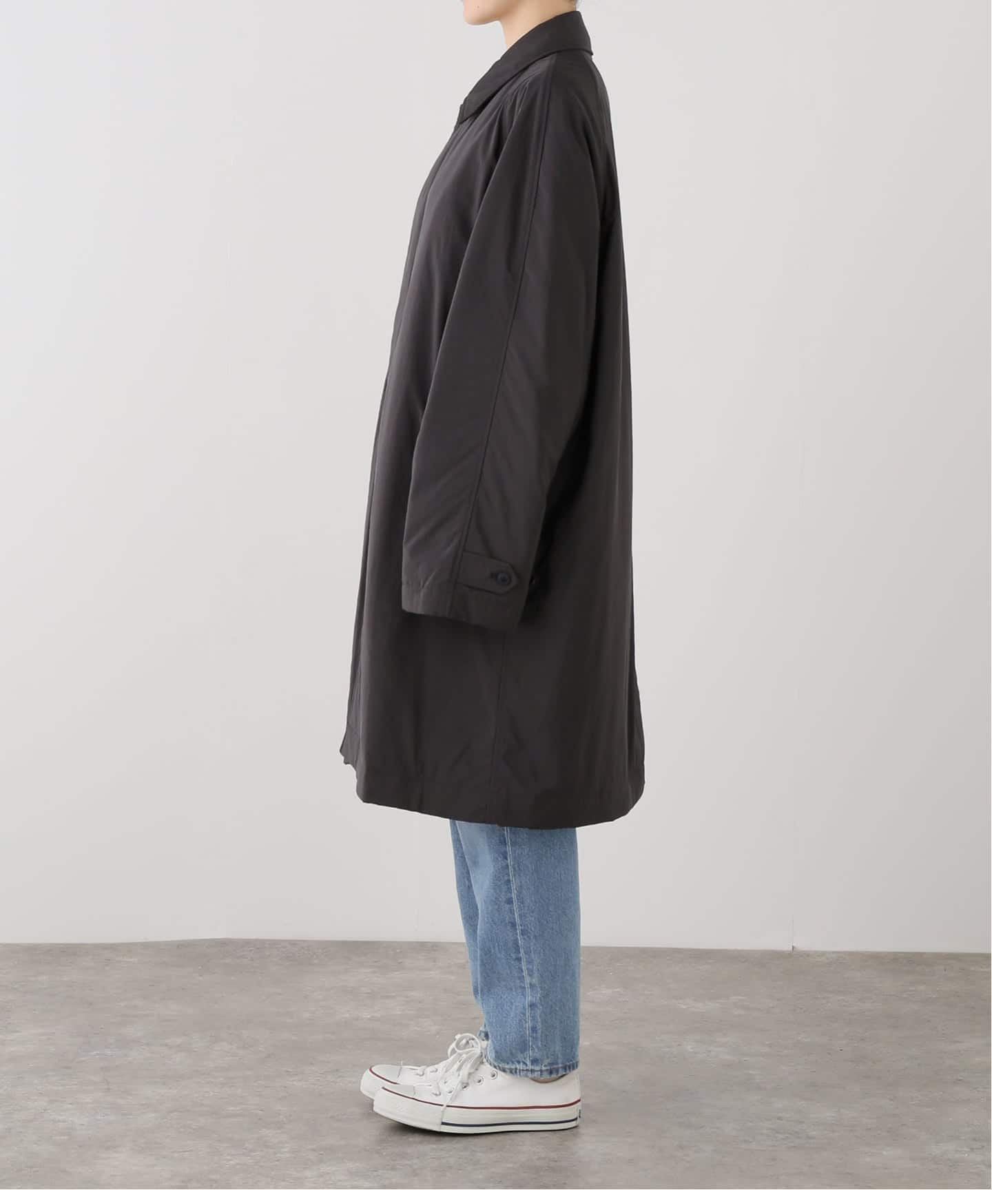 ATON/エイトン FIBRIL NYLON SATIN BALMACAAN COAT（その他ブルゾン