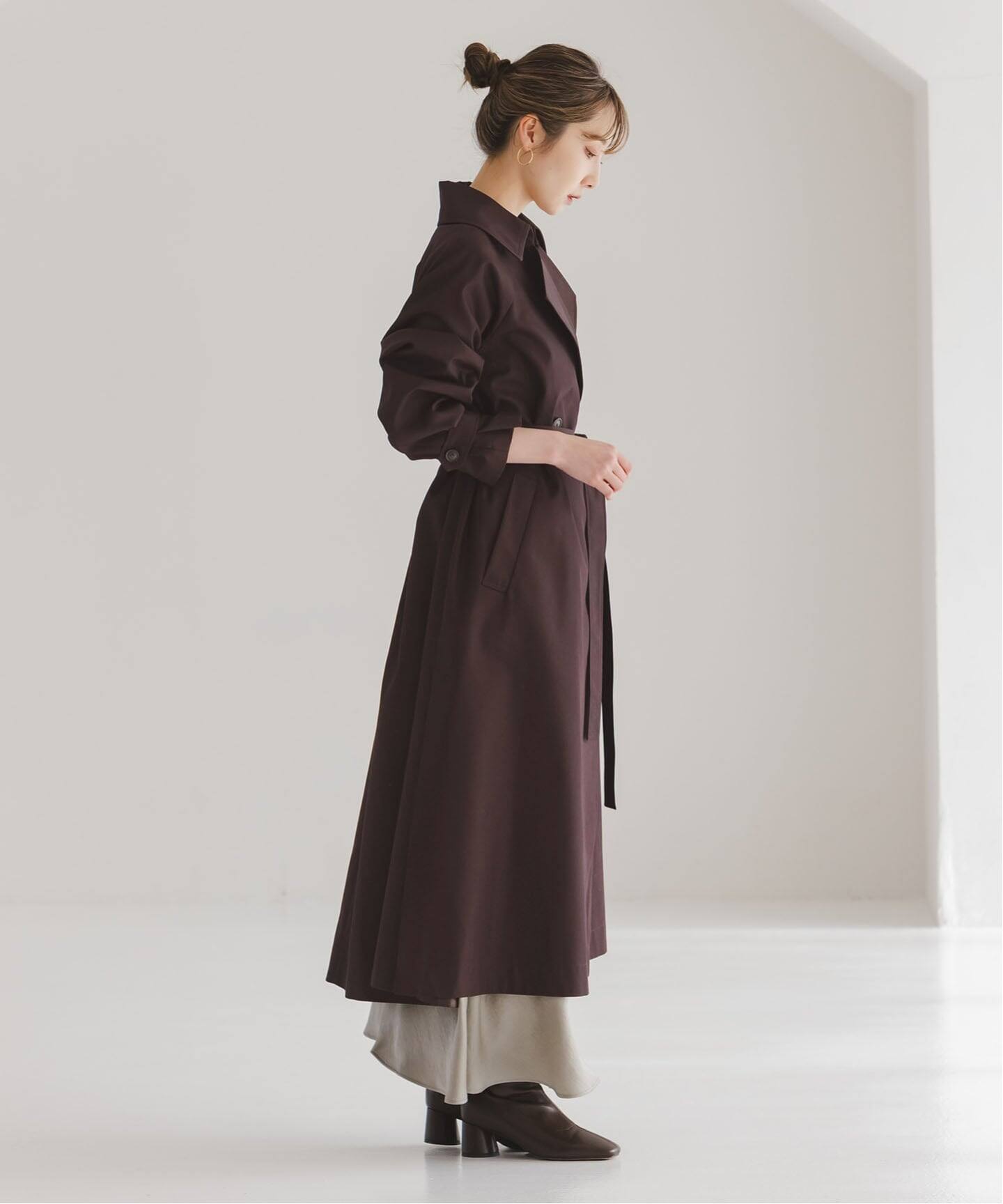 グロウツイルバックニュアンストレンチコート（トレンチコート