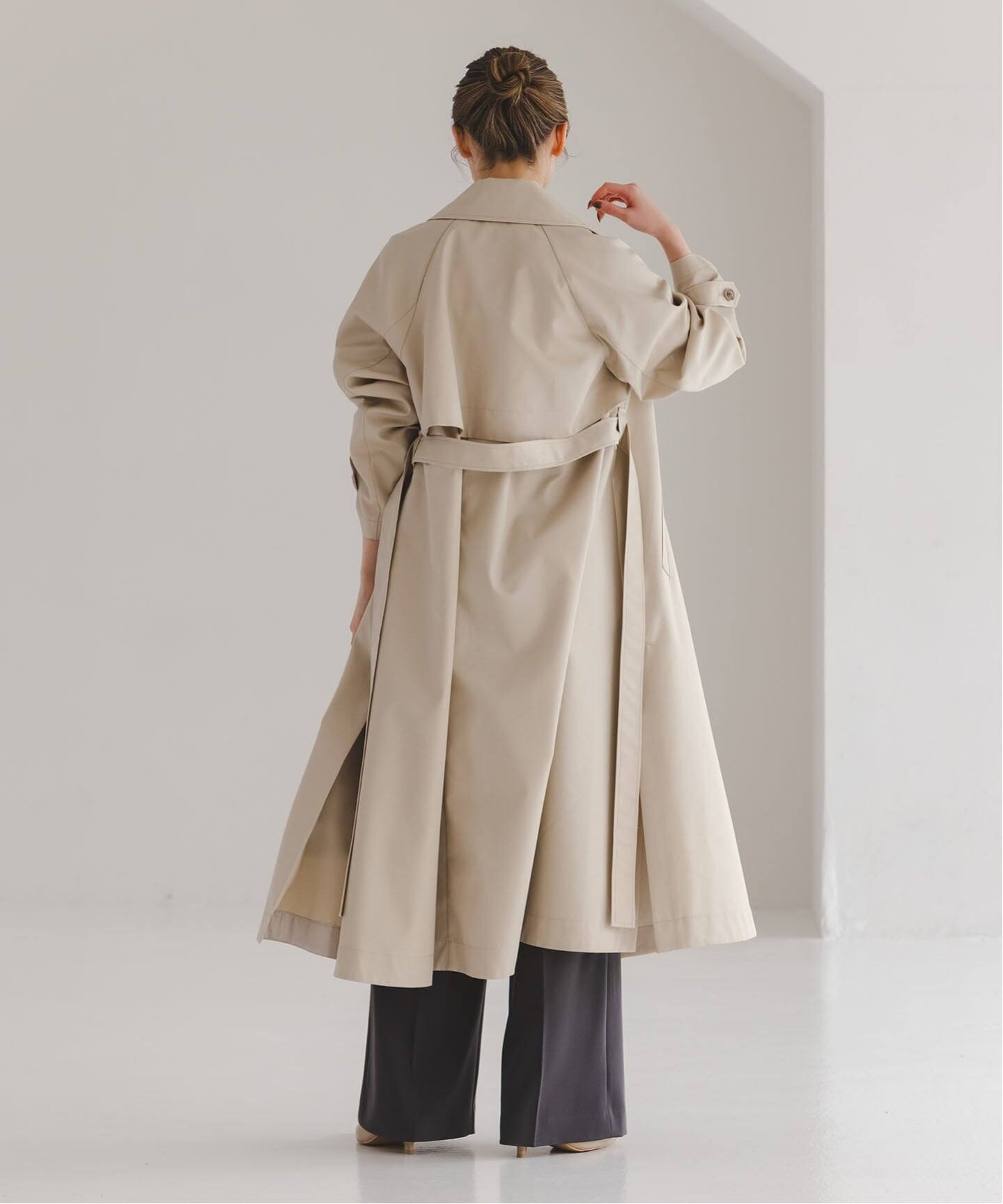 グロウツイルバックニュアンストレンチコート（トレンチコート