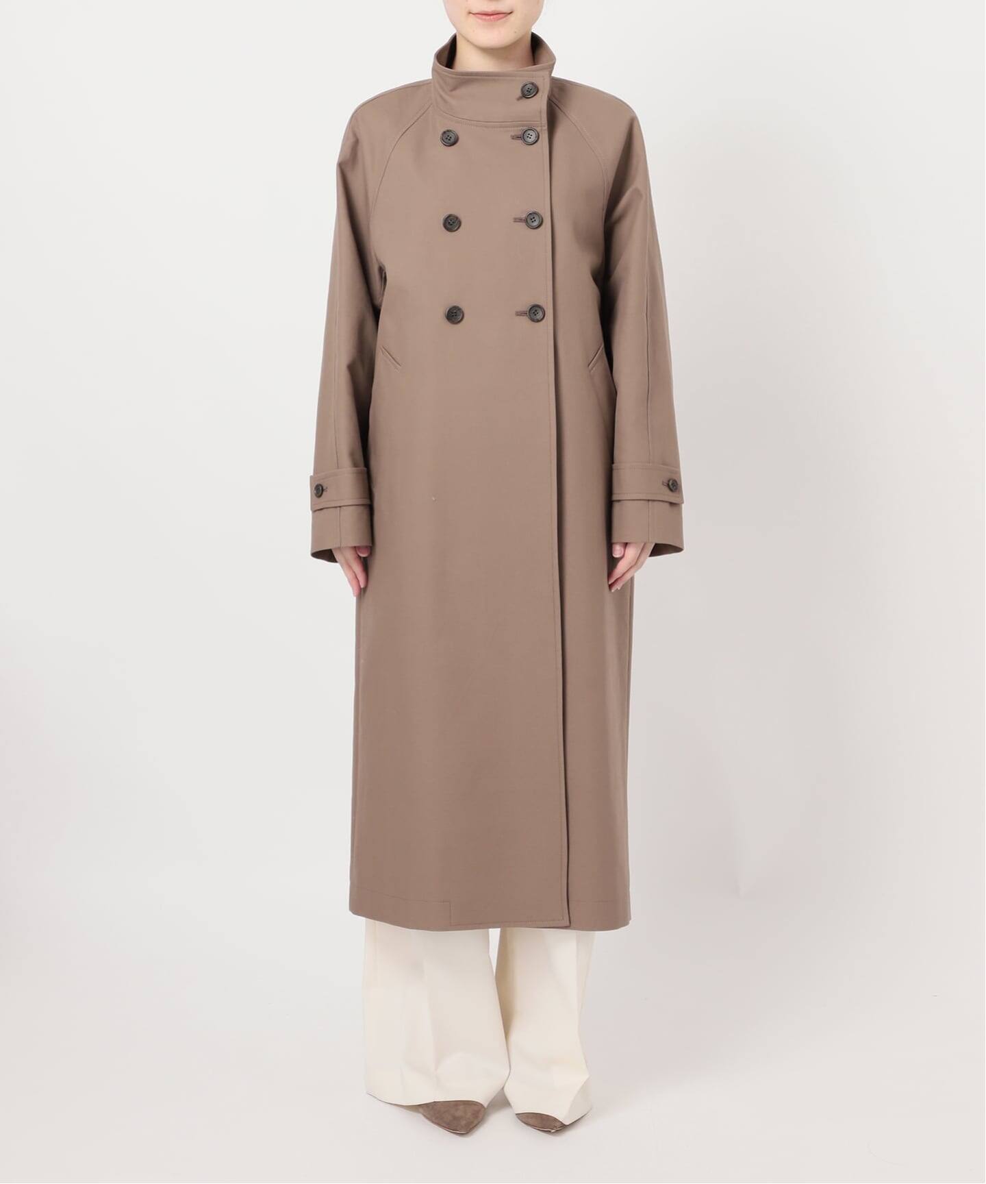 26SS先行予約》コットンダブルクロスハイネックロングコート（その他