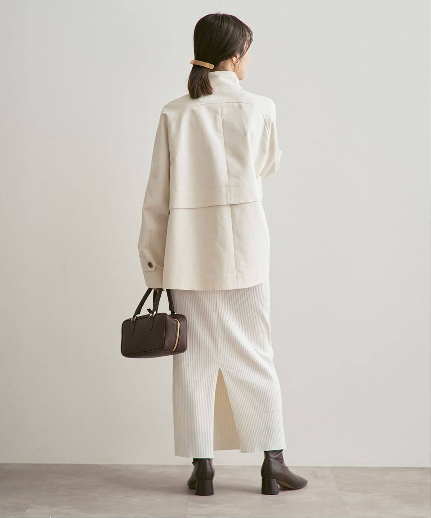 DES PRES コットンナイロンツイード ノーカラーショートコート 楽天市場】【SALE／40%OFF】コットンナイロンツイード ノーカラー