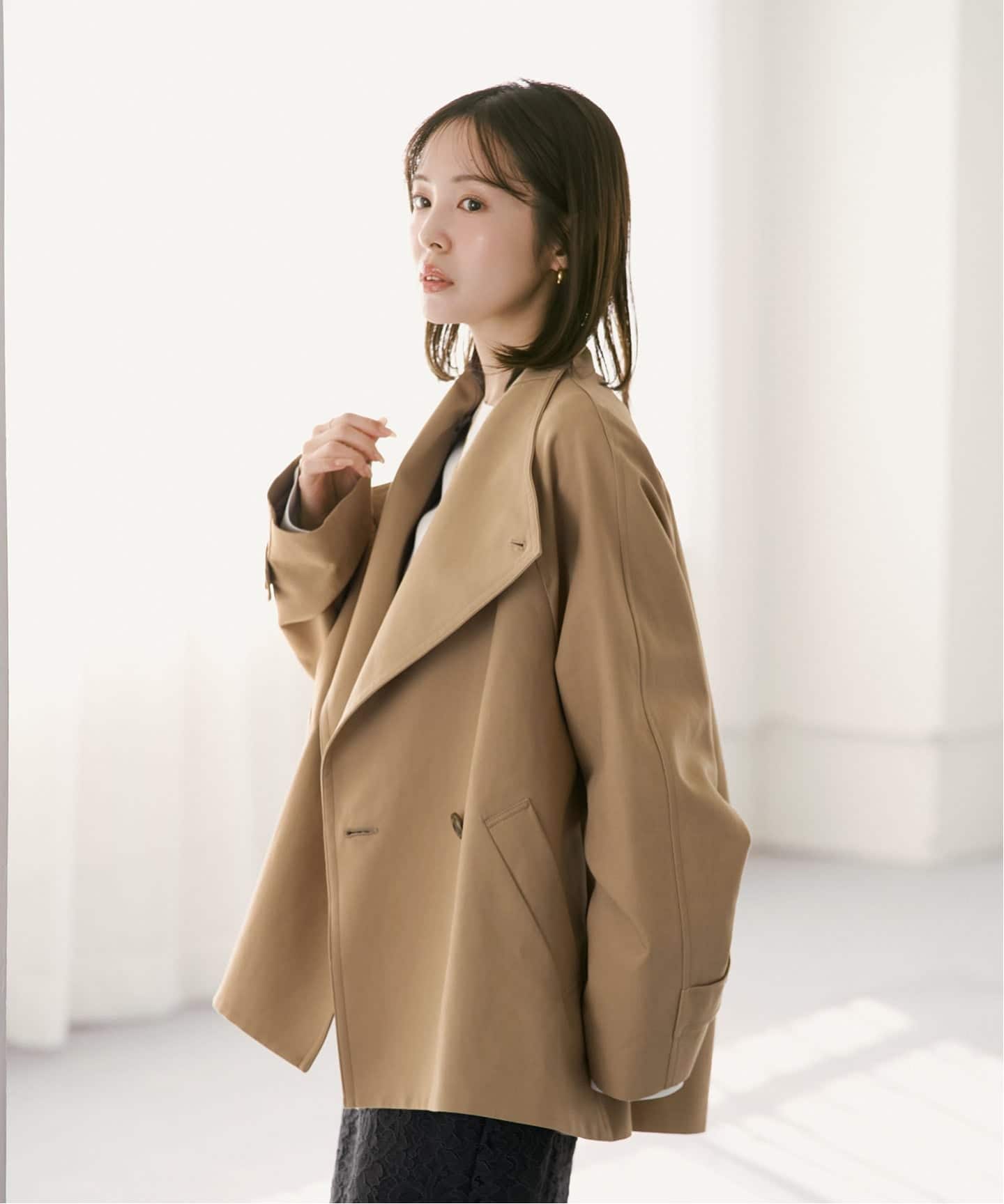 追加予約》コットンダブルクロススタンドショートコート（その他