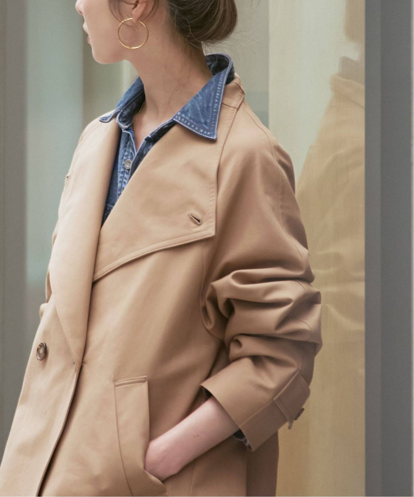 追加予約》コットンダブルクロススタンドショートコート（その他