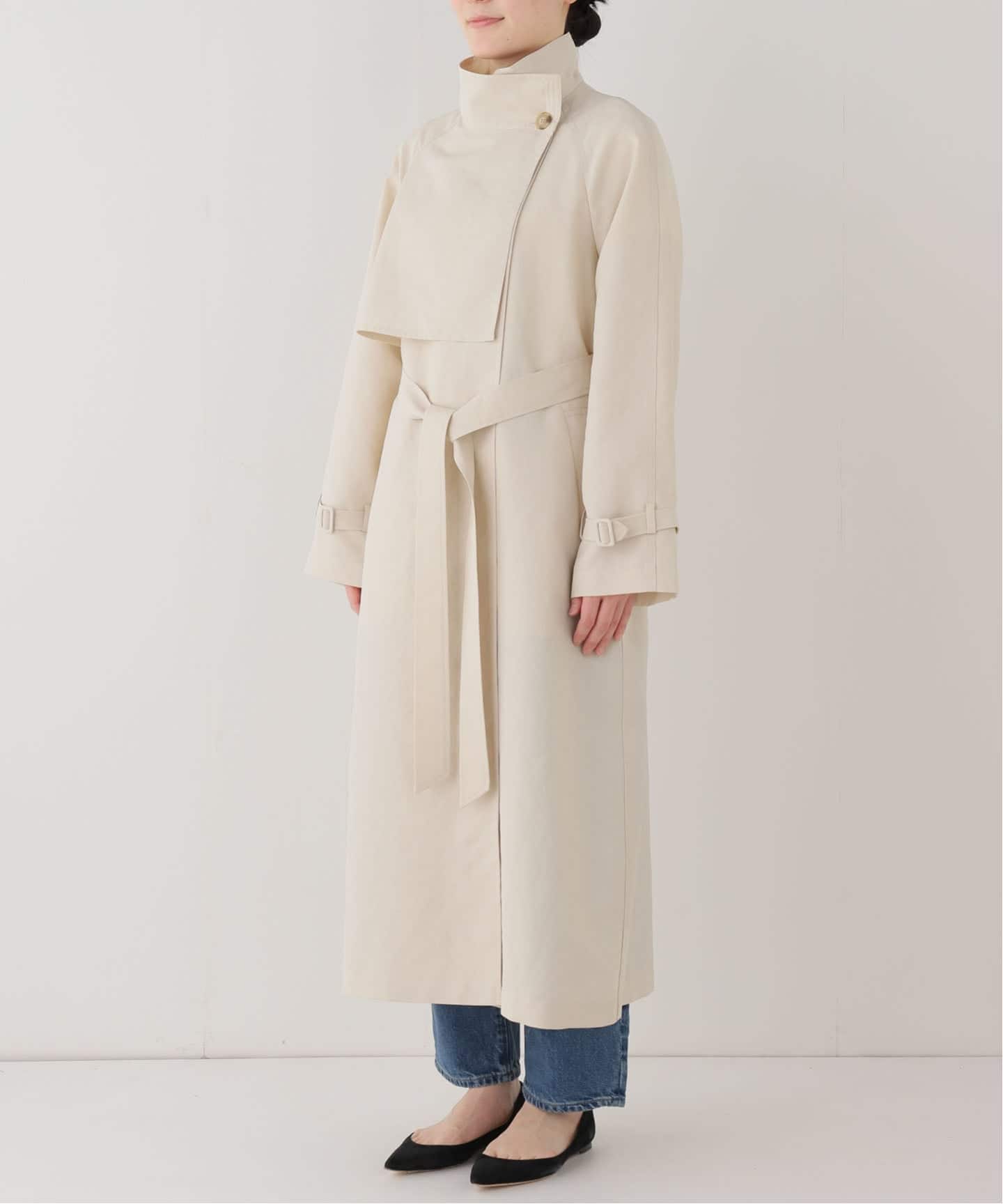 NOBLE ライトフルクロスストームフラップコート【訳あり】 NOBLE｜ライトフルクロスストームフラップコート | Rakuten Fashion