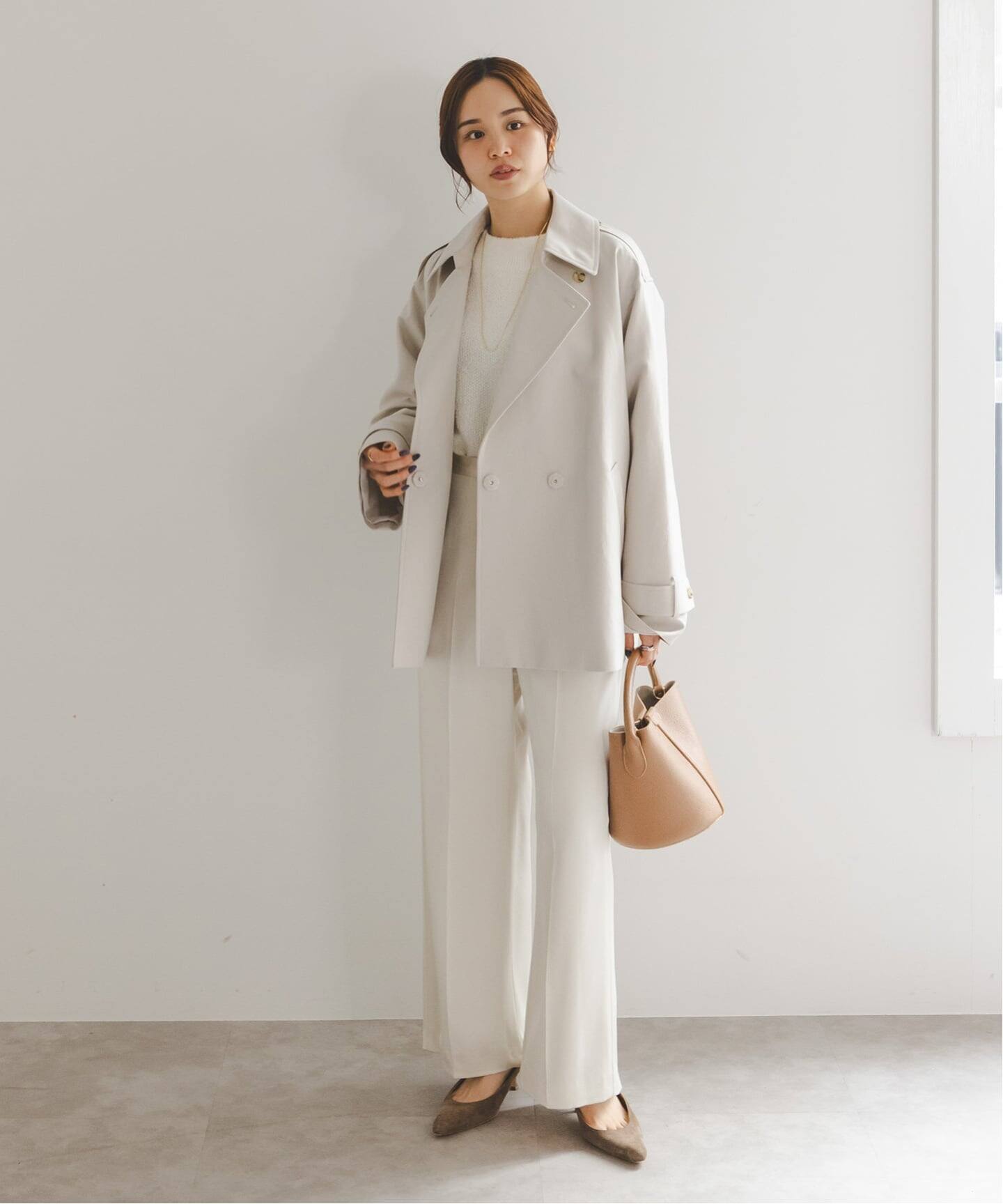 WEB限定追加予約》コットンダブルクロスハーフコート（その他ブルゾン