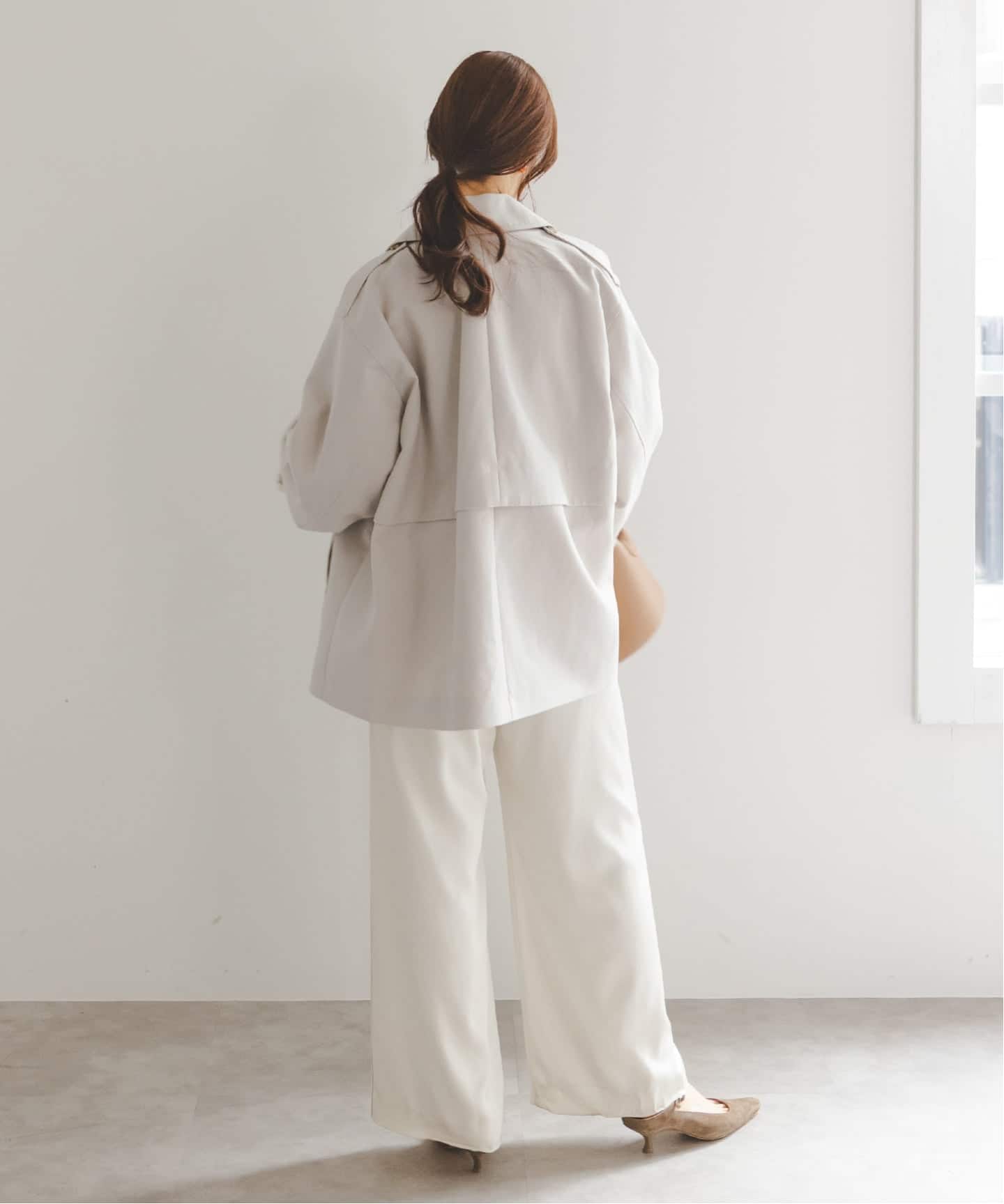 WEB限定追加》コットンダブルクロスハーフコート（その他ブルゾン