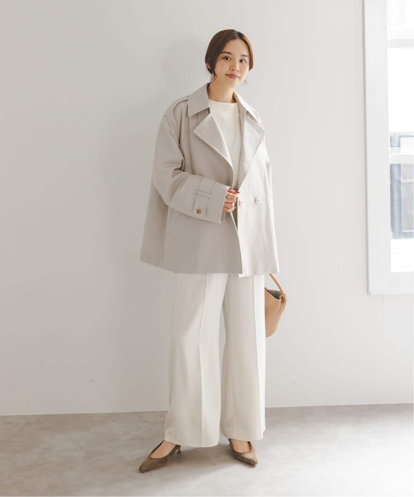 WEB限定追加予約》コットンダブルクロスハーフコート（その他ブルゾン