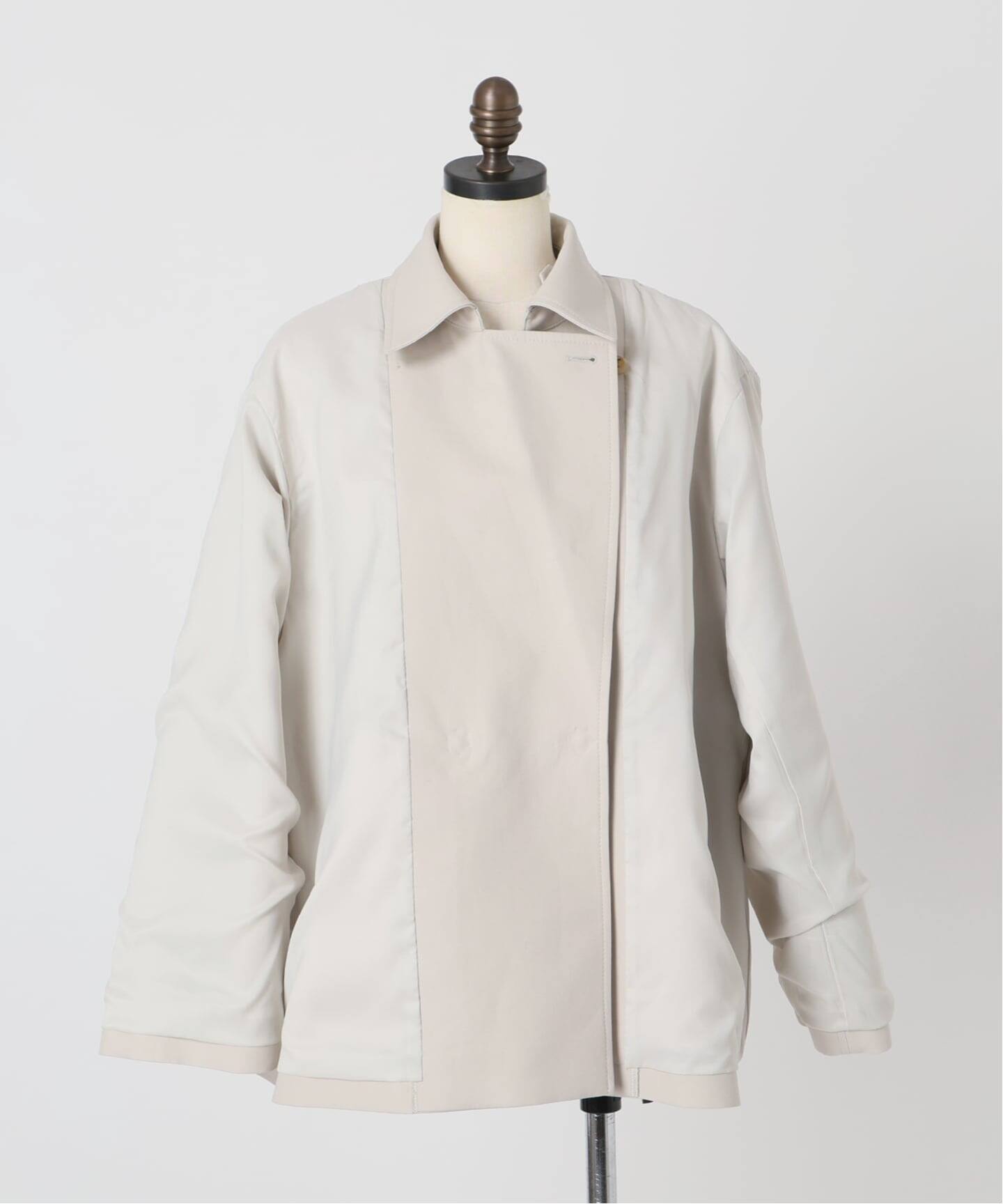 NOBLE コットンダブルクロスハーフコート ベージュ 36サイズ WEB限定追加予約》コットンダブルクロスハーフコート（その他ブルゾン