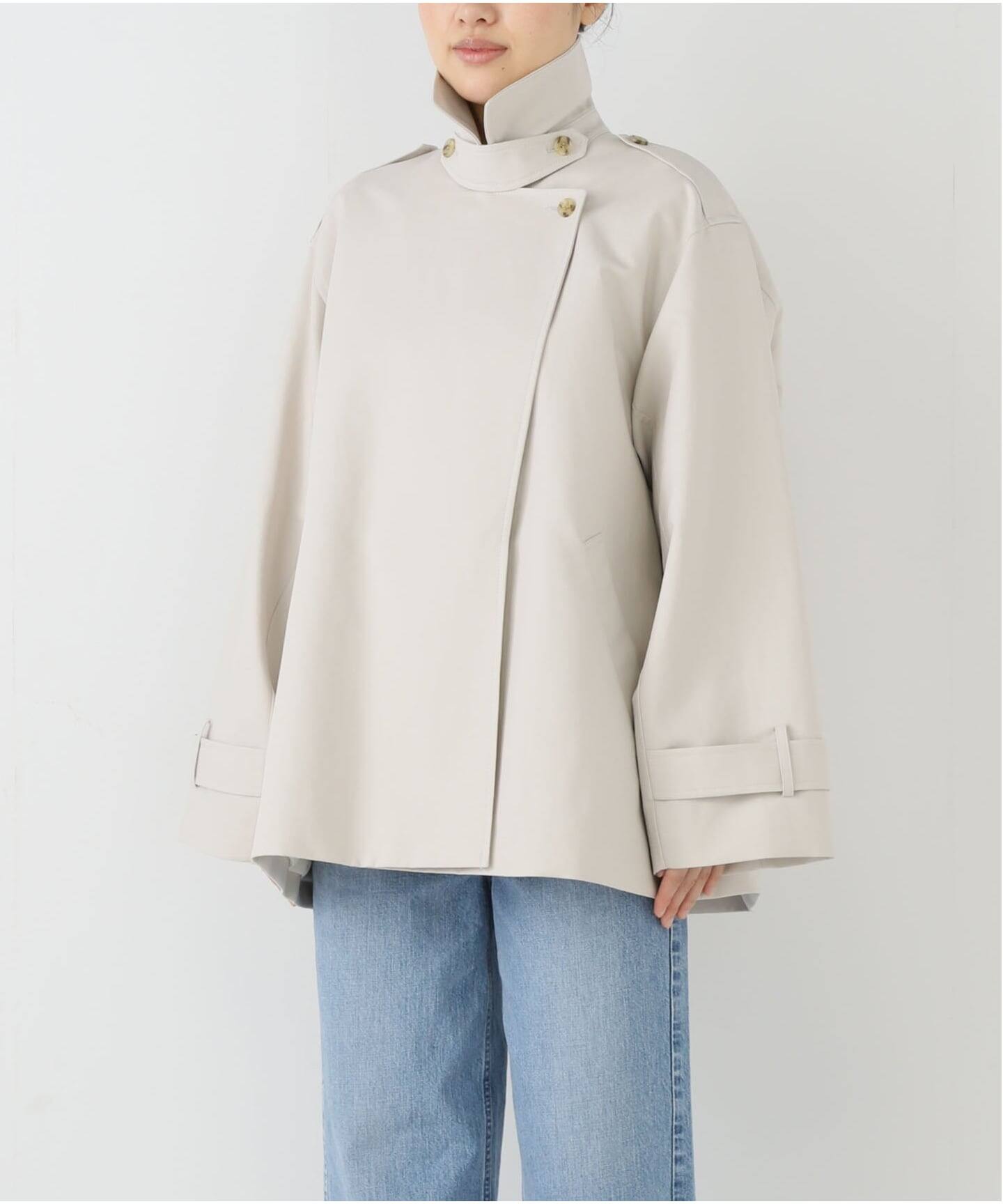 WEB限定追加》コットンダブルクロスハーフコート（その他ブルゾン