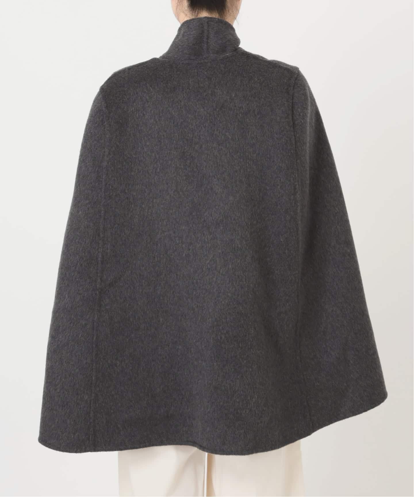 予約》【L'AUBEBLANC×NOBLE】 Dual Face Cape Coat（ノーカラーコート