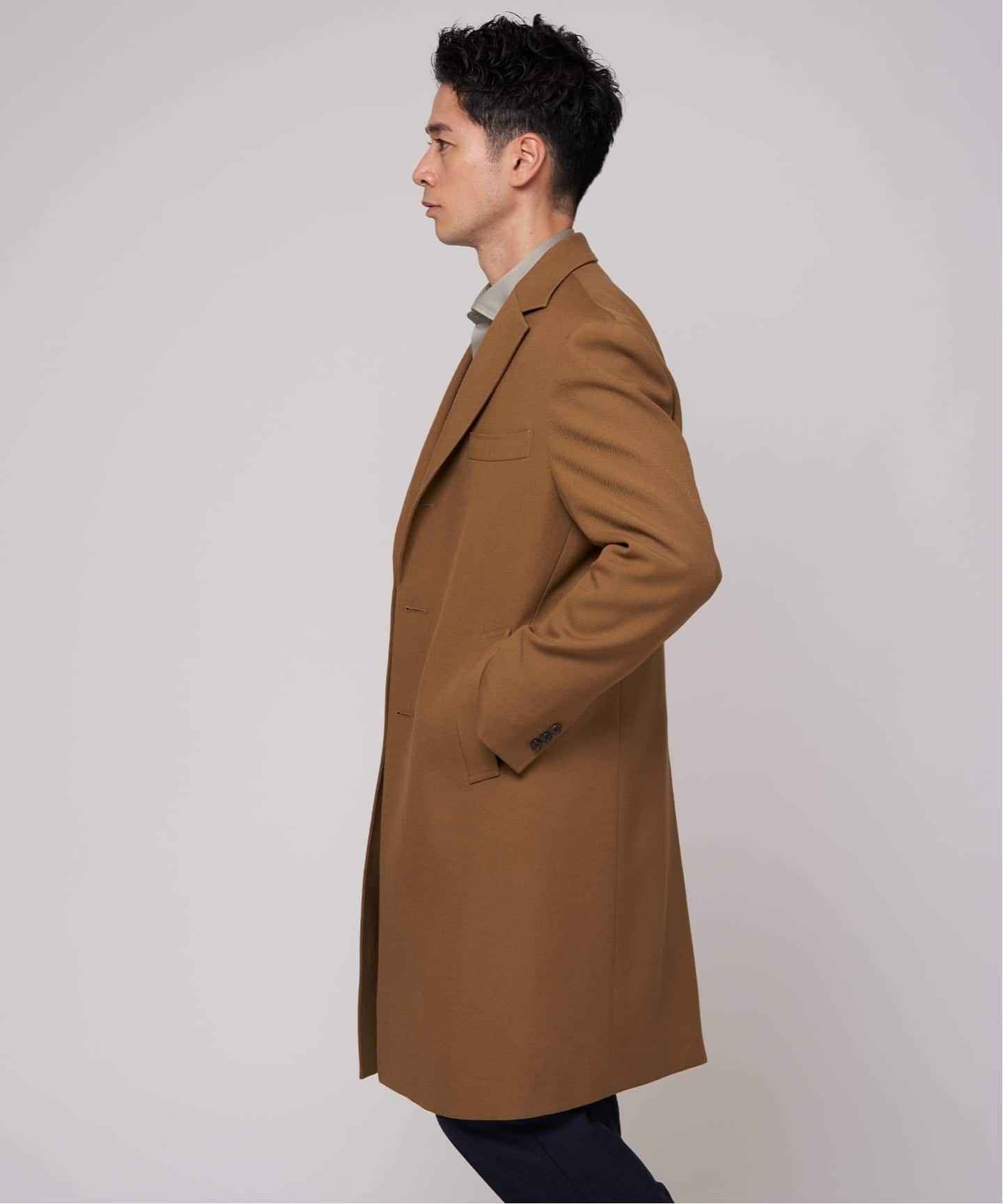 ≪予約≫ ウール ギャバジン チェスター コート（チェスターコート