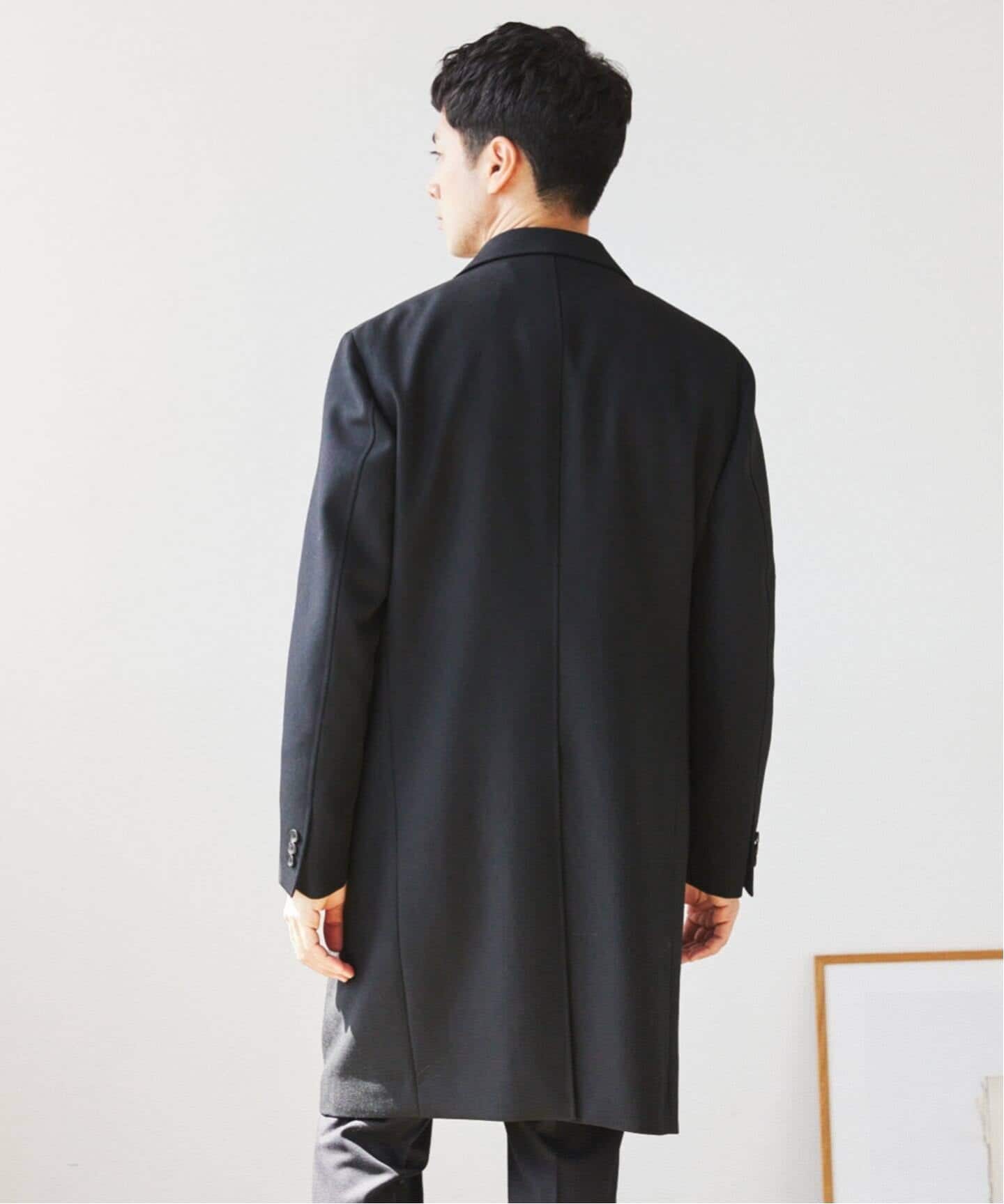 ウール ギャバジン チェスター コート（チェスターコート）｜EDIFICE