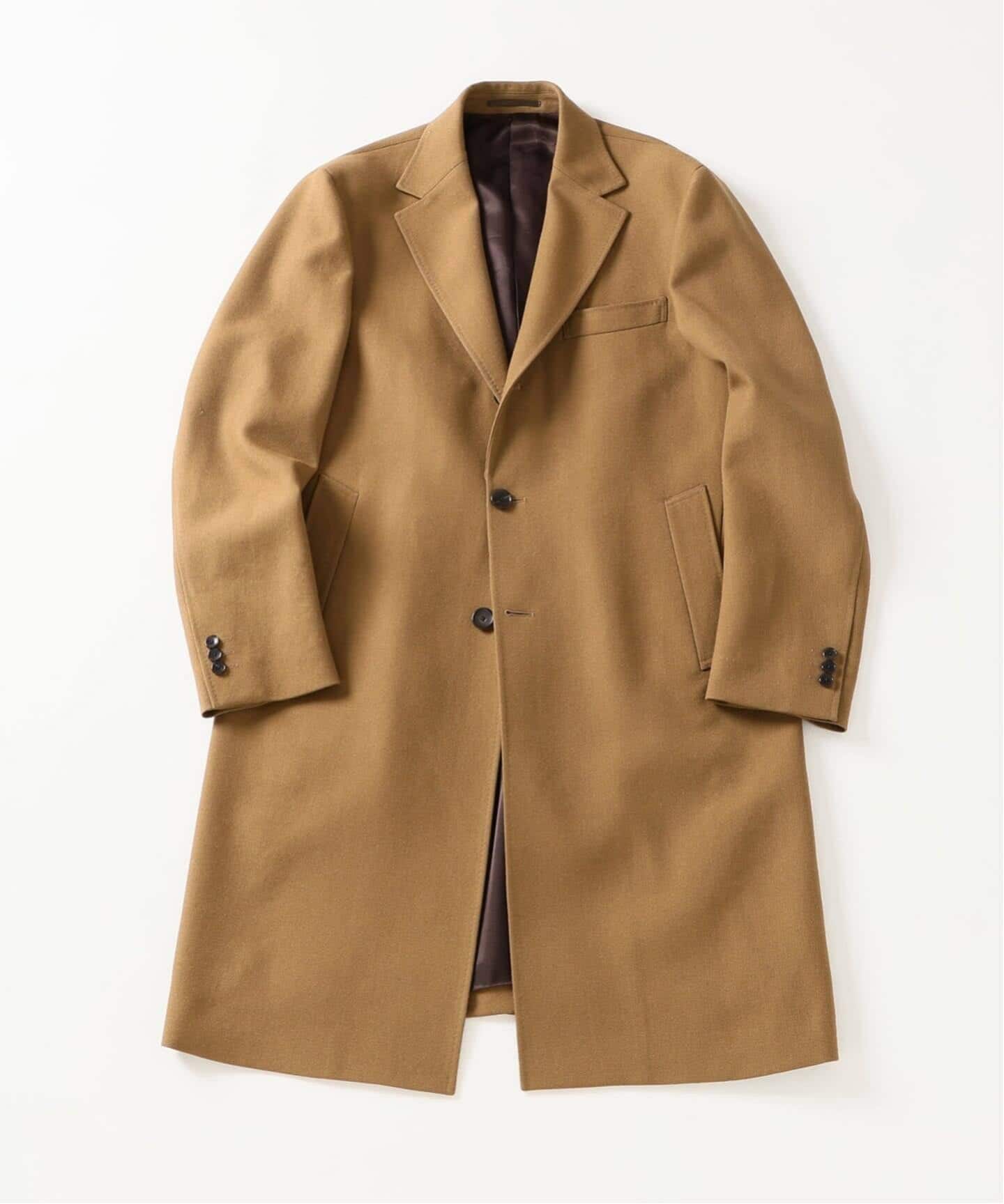 ウール ギャバジン チェスター コート（チェスターコート）｜EDIFICE