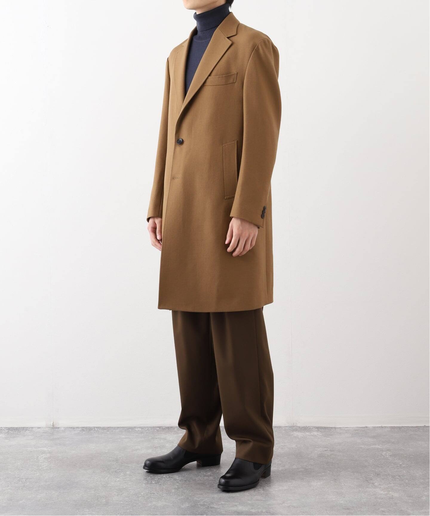 ウール ギャバジン チェスター コート（チェスターコート）｜EDIFICE