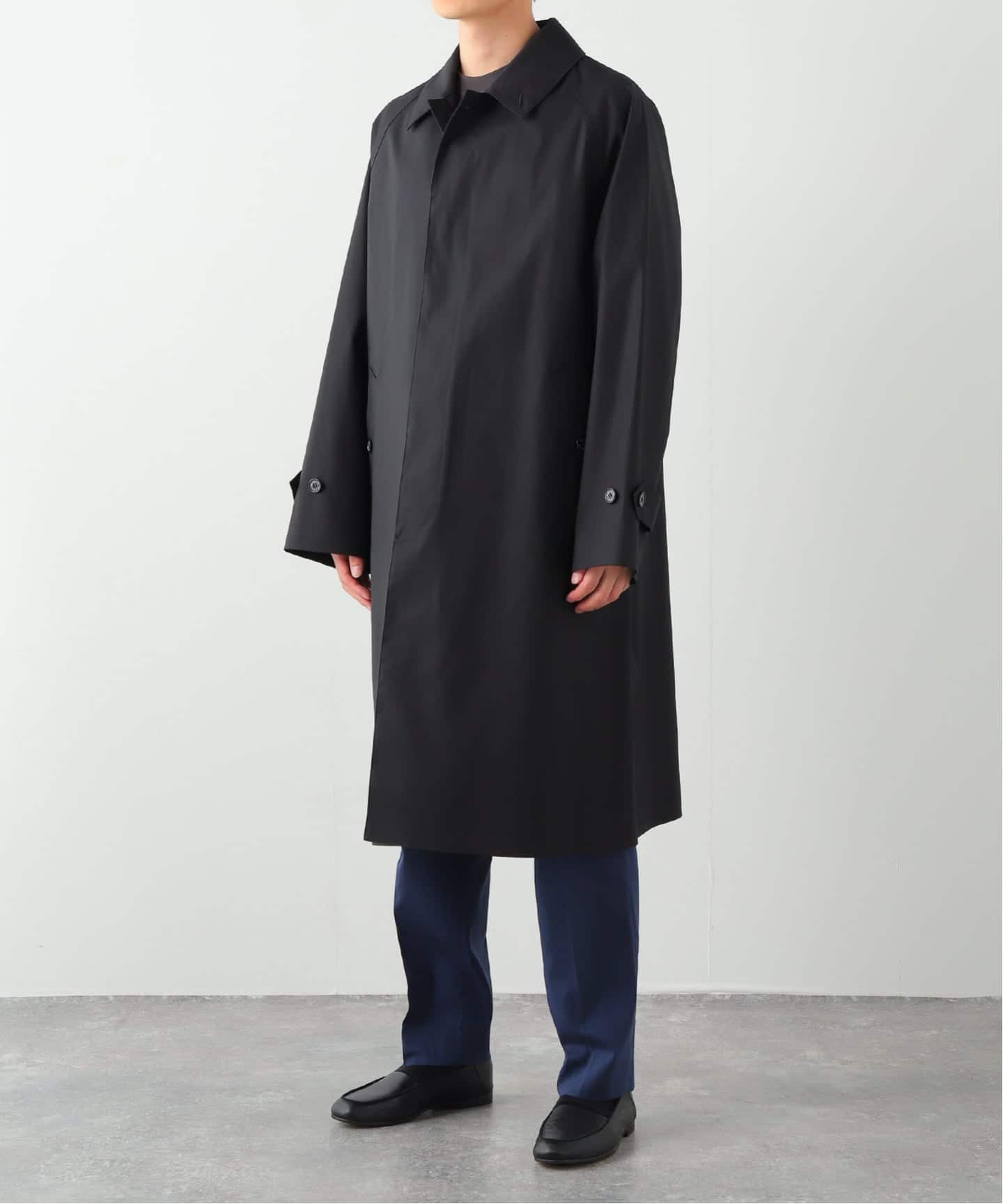 マッキントッシュ　ブラックコート サイズ36 MACKINTOSH(マッキントッシュ) 別注 NEW BALFIELD（ステンカラーコート