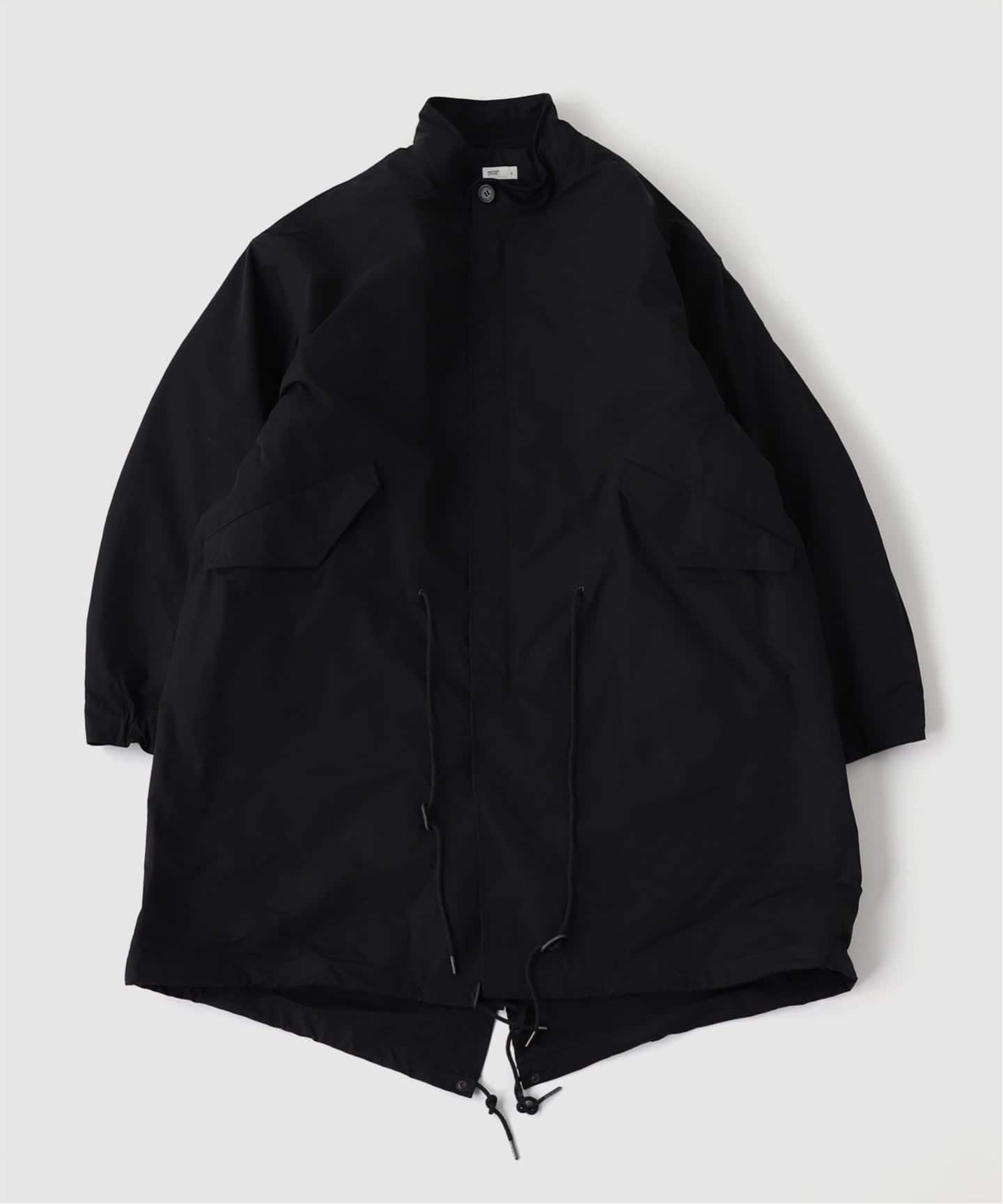 odd numbers ブラックコート ANOTHER OFFICE / アナザーオフィス Insulation Fishtail Parka