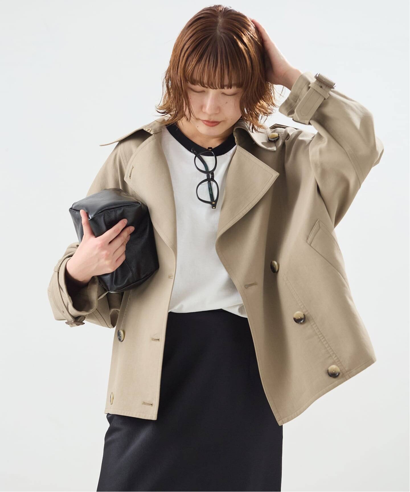 ダイアグラム　ドルマントレンチジャケット ショートトレンチコート ショートドルマントレンチコート（トレンチコート）｜JOURNAL STANDARD
