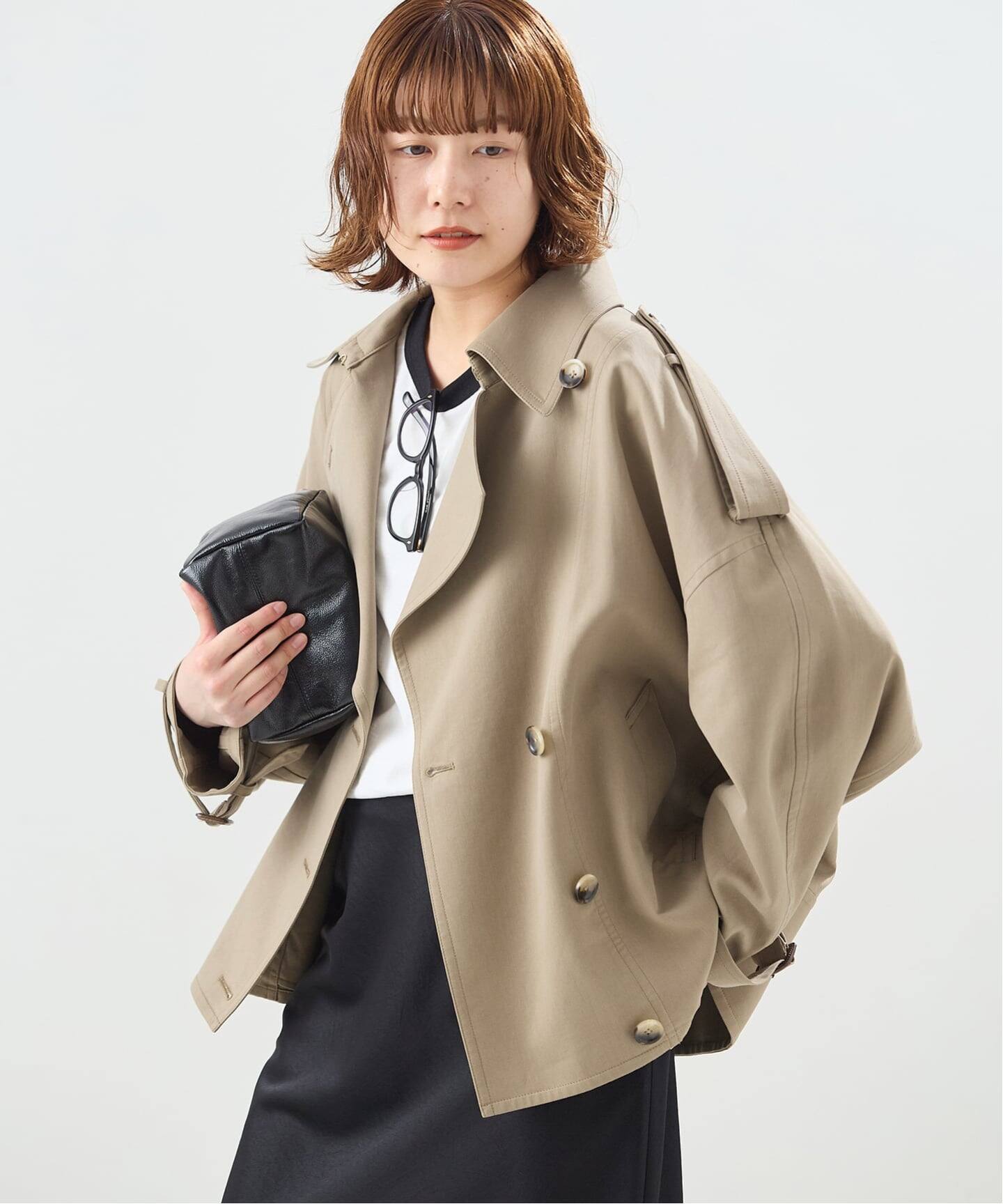 ダイアグラム　ドルマントレンチジャケット ショートトレンチコート ショートドルマントレンチコート（トレンチコート）｜JOURNAL STANDARD