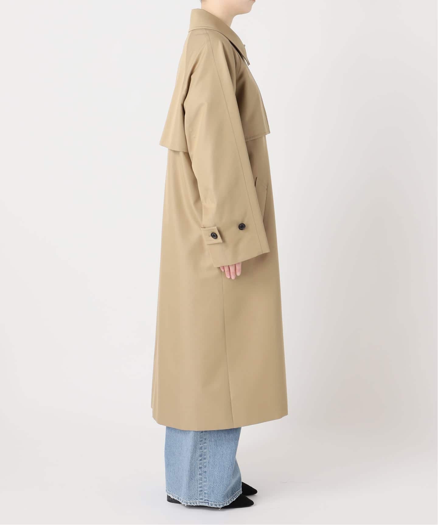 予約》【別注】Aquascutum×LESSAGE ステンカラーコート（ステンカラー