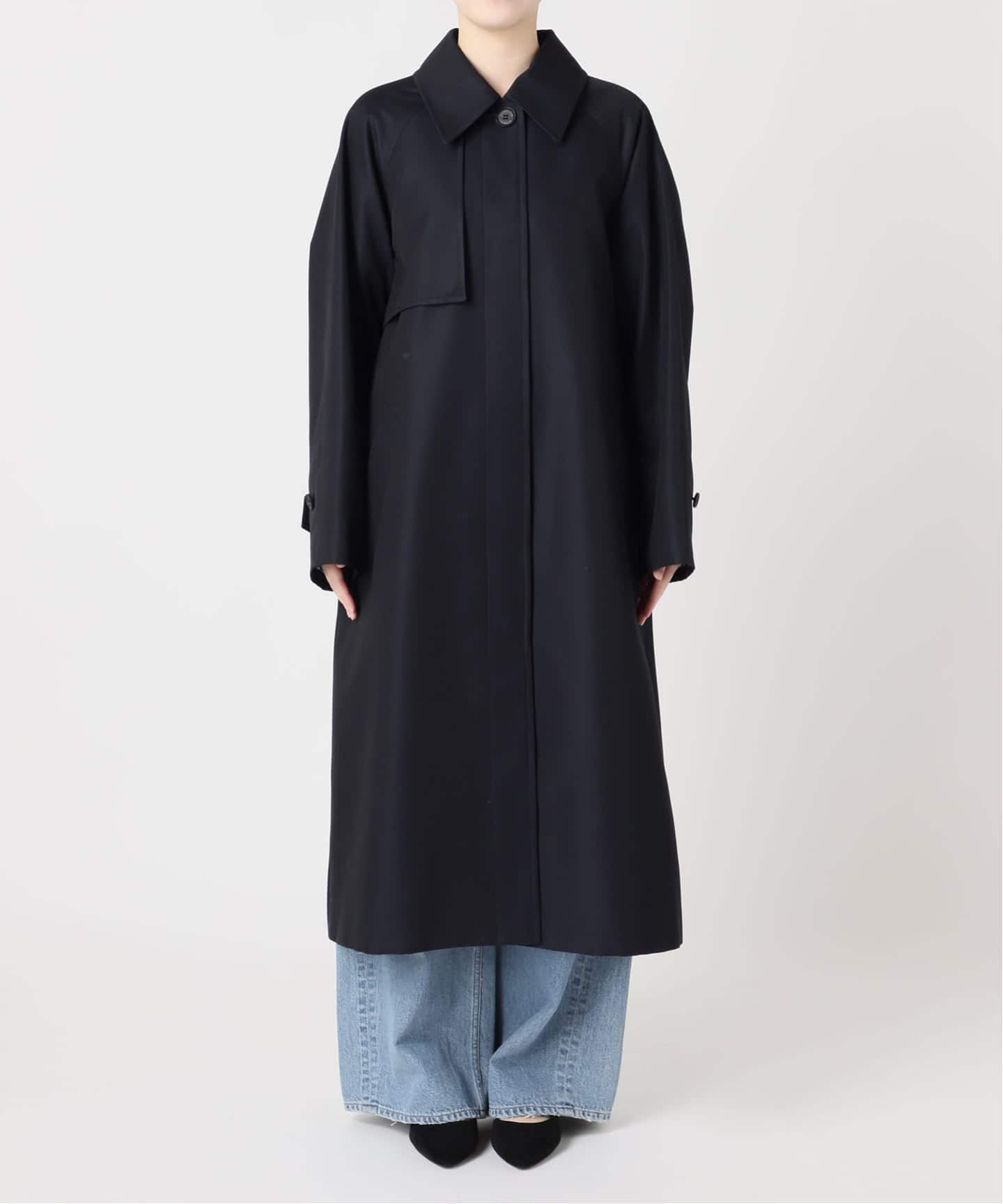 【別注】Aquascutum × LESSAGEステンカラーコート セール】【別注】Aquascutum×LESSAGE ステンカラーコート（ステン