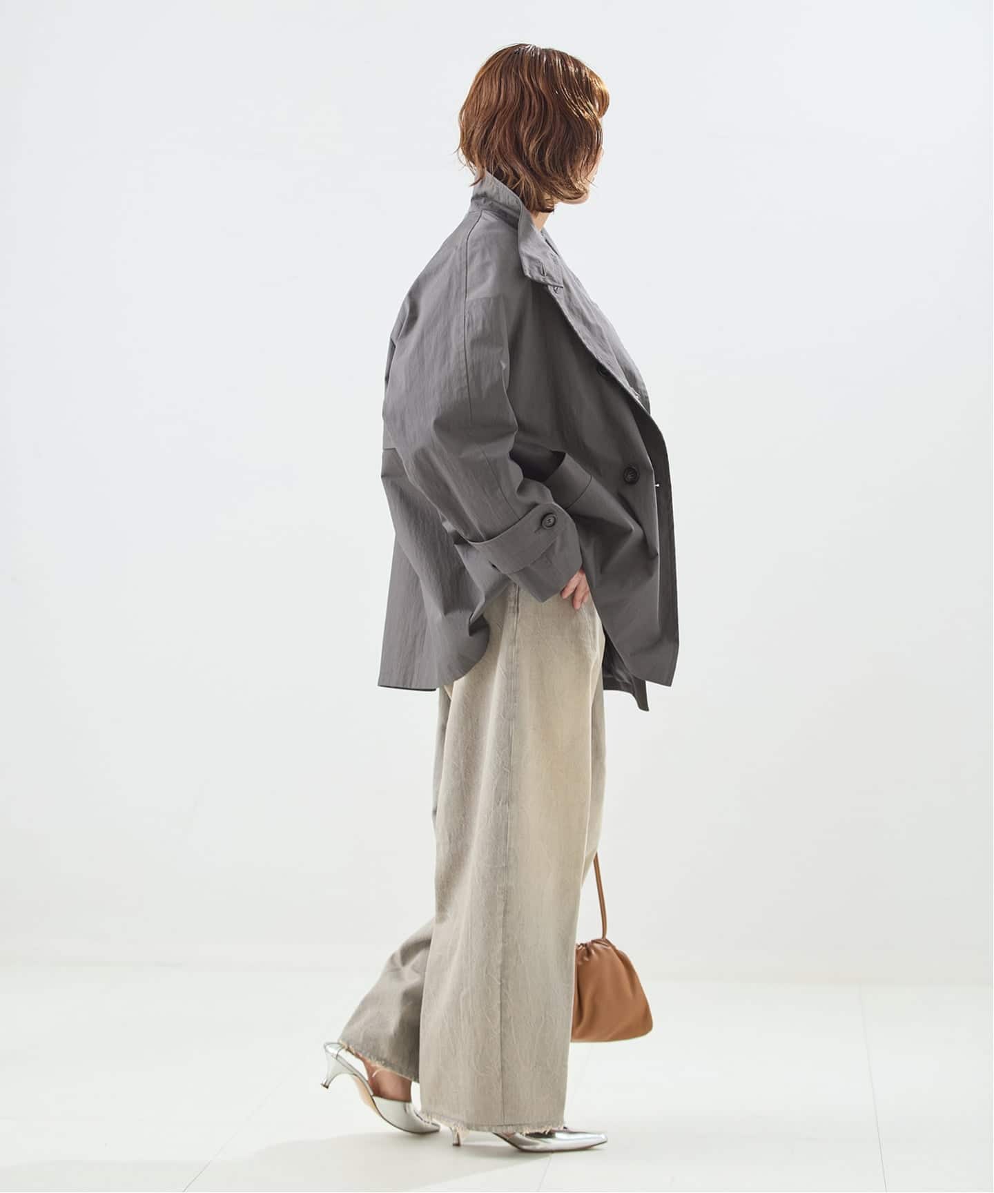 予約》NALYAスタンドショートコート（その他ブルゾン／アウター