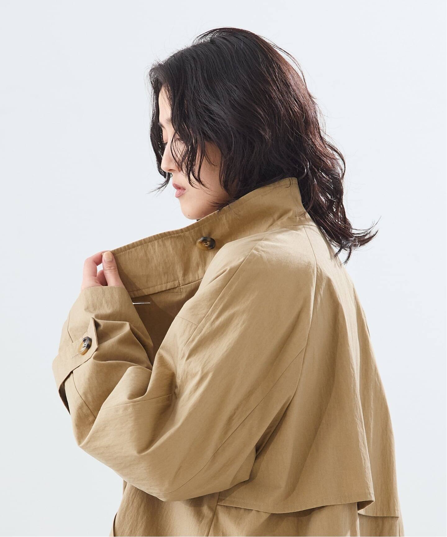 ジャーナルスタンダードレサージュ　NALYA スタンドショートコート 予約》NALYAスタンドショートコート（その他ブルゾン／アウター