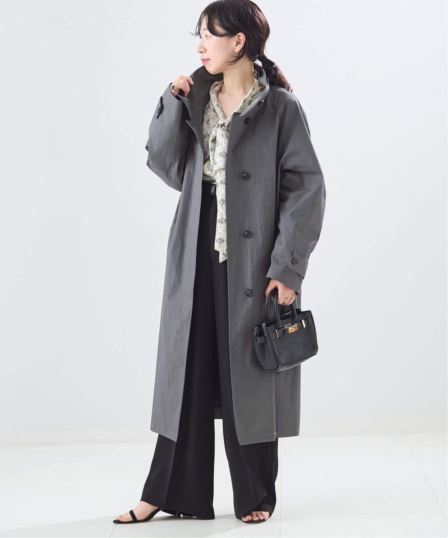 予約》NALYAスタンドロングコート（その他ブルゾン／アウター