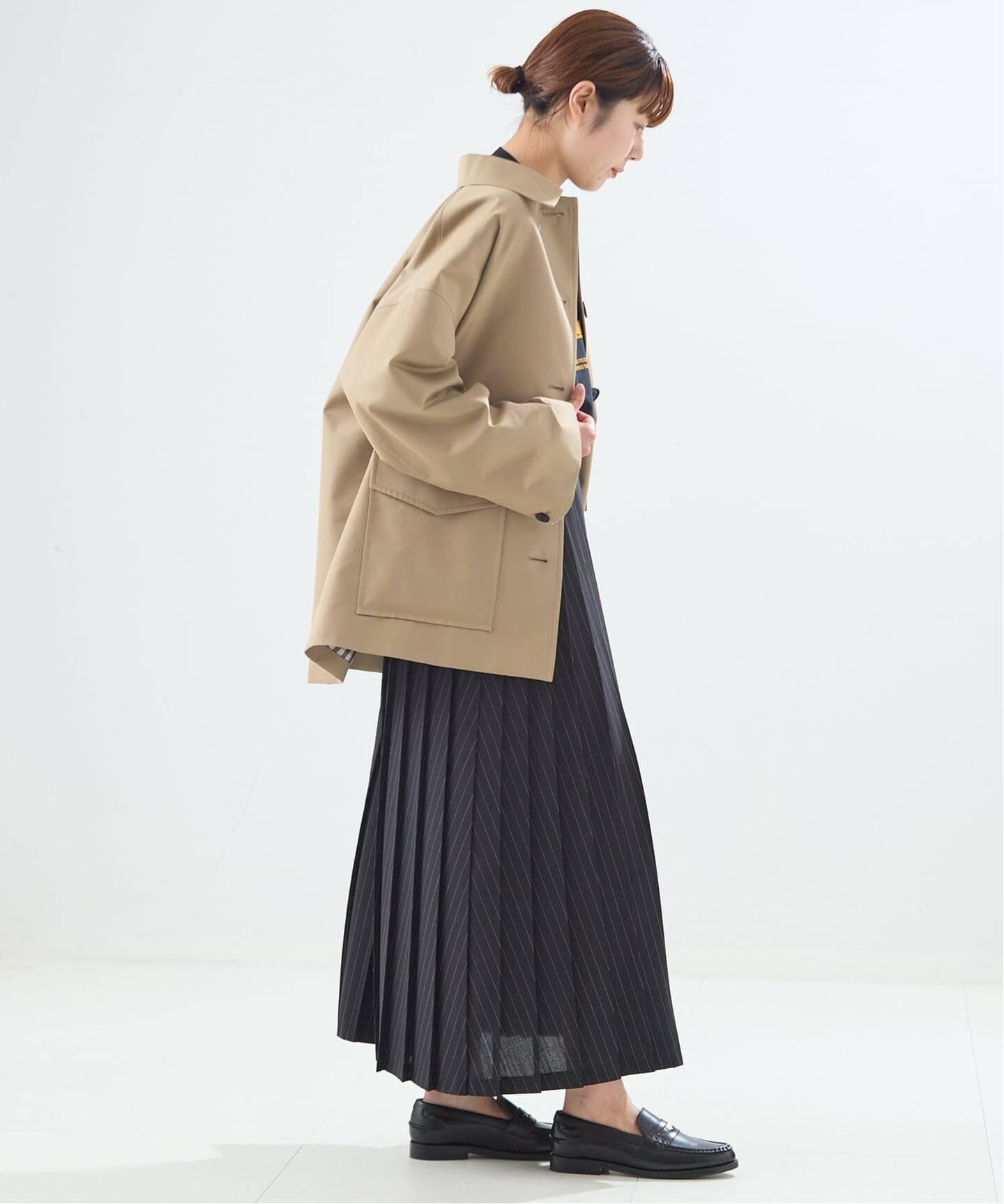 別注】Aquascutum×LESSAGEショートコート（ステンカラーコート