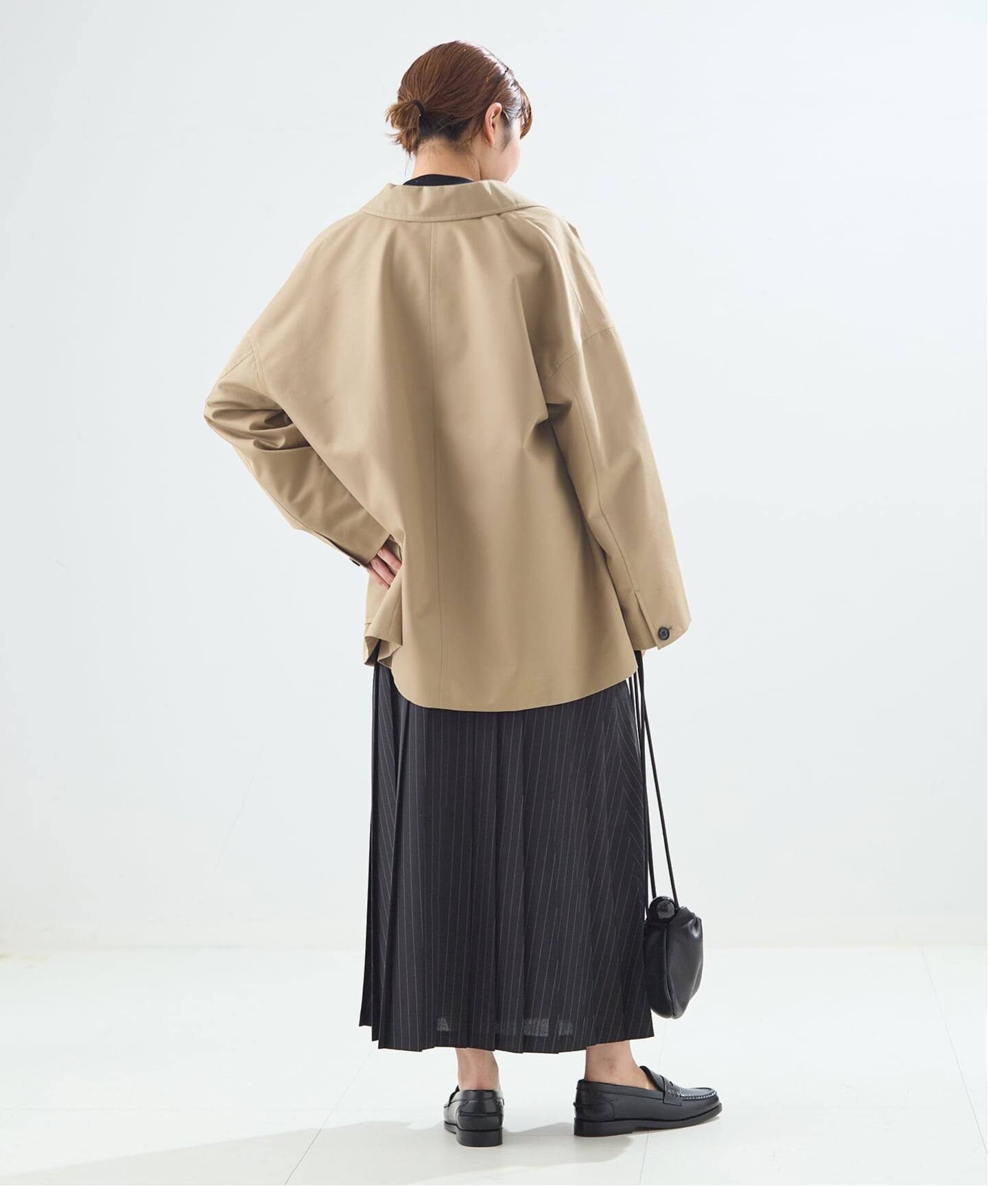 別注】Aquascutum×LESSAGEショートコート（ステンカラーコート