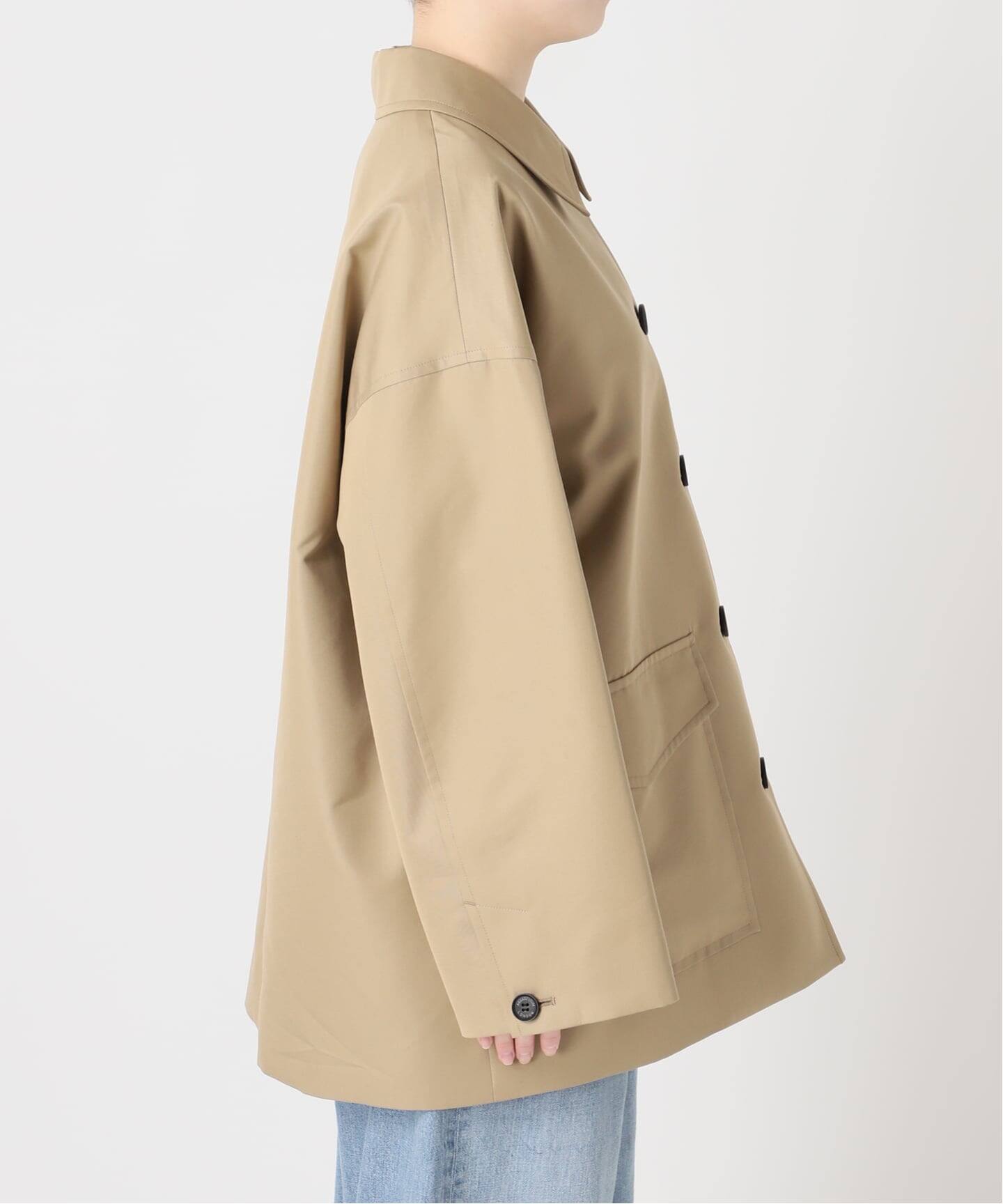 別注】Aquascutum×LESSAGEショートコート（ステンカラーコート