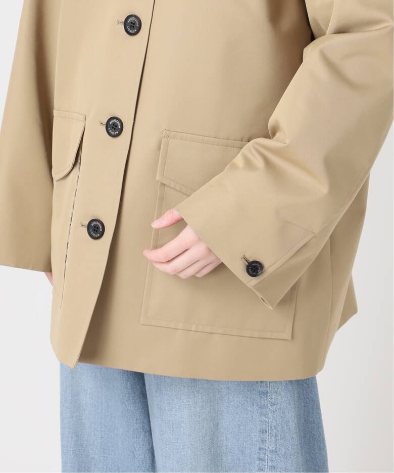 別注】Aquascutum×LESSAGEショートコート（ステンカラーコート 