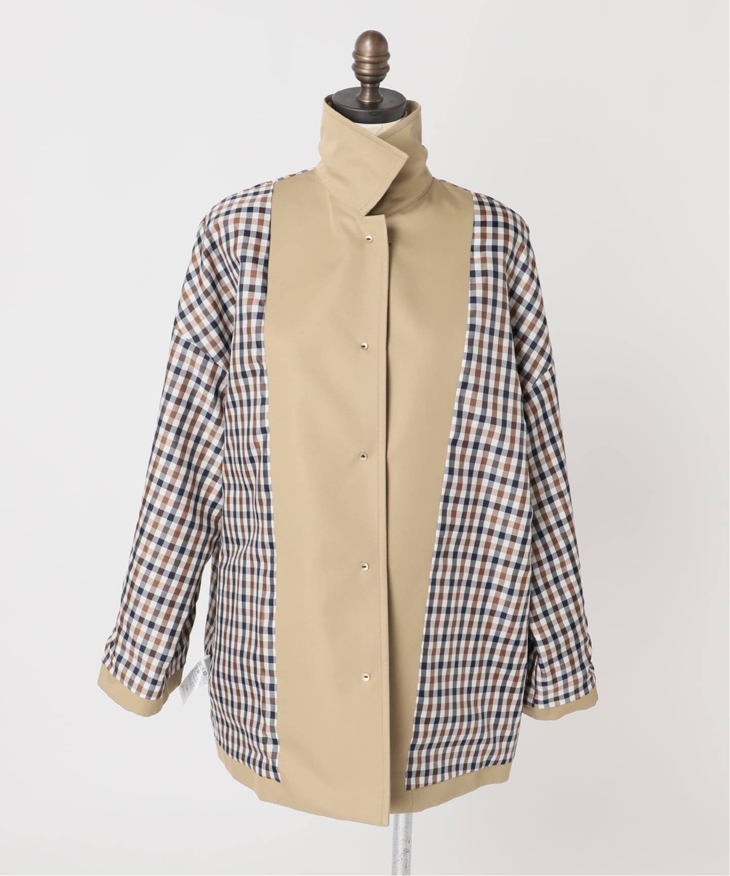 別注】Aquascutum×LESSAGEショートコート（ステンカラーコート