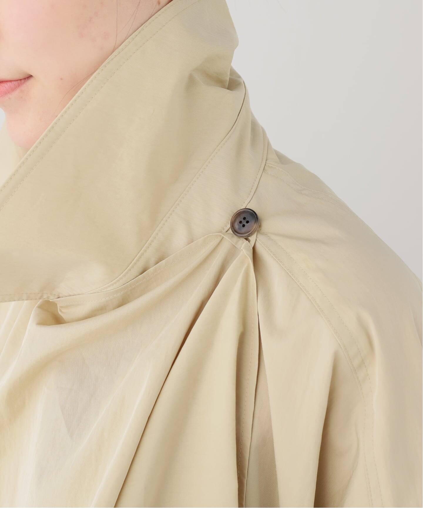 RECTO/レクト MUFFLER WRAP COAT (YELLOW BEIGE) コート RW26SWCT001BE