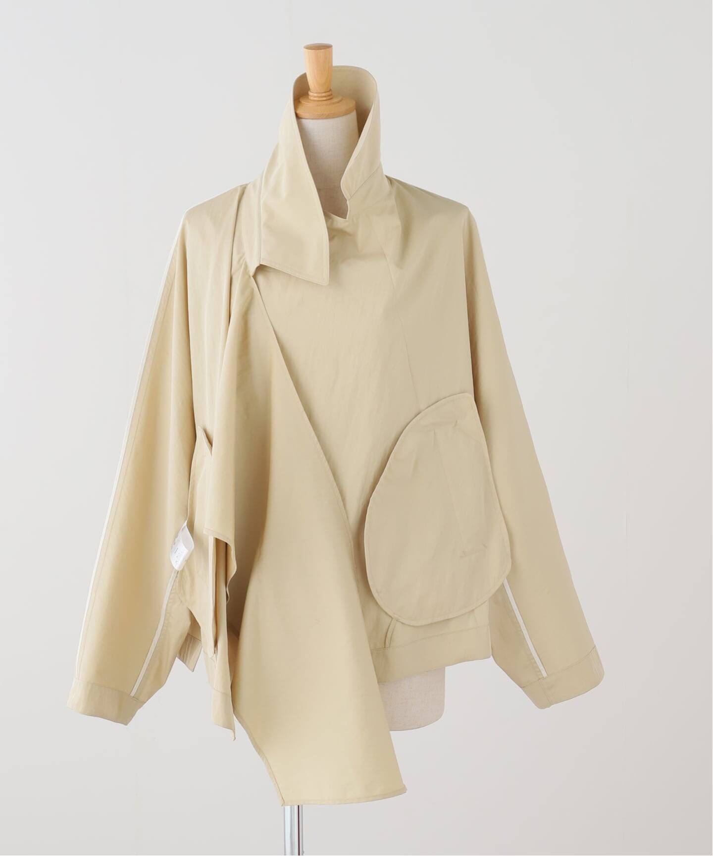 RECTO/レクト MUFFLER WRAP COAT (YELLOW BEIGE) コート RW26SWCT001BE