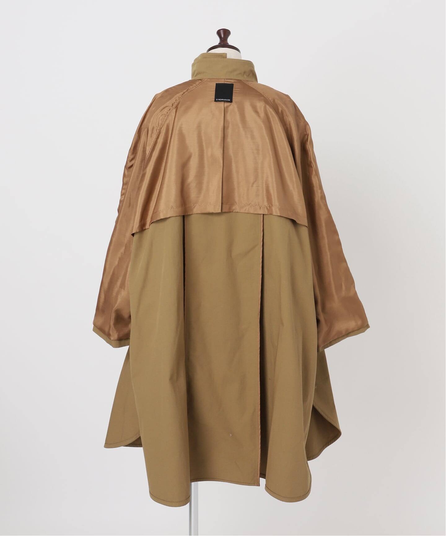 AVON HOUSE エーボンハウス L カシミヤ25% 中綿 ハーフコート 茶 THE NEWHOUSE/ザ ニューハウス CASABLANCA COAT コート（その他