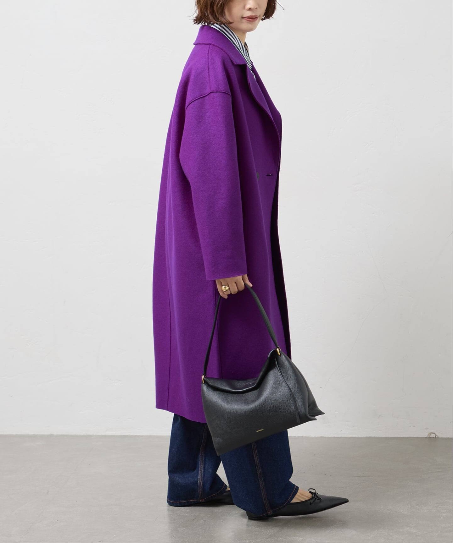 HARRIS WHARF LONDON 別注 Women dropped shoulder d.b. コート