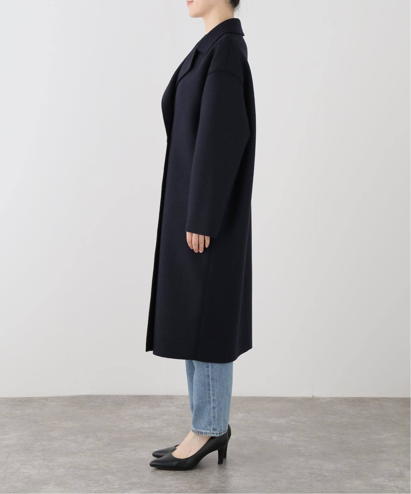 HARRIS WHARF LONDON 別注 Women dropped shoulder d.b. コート