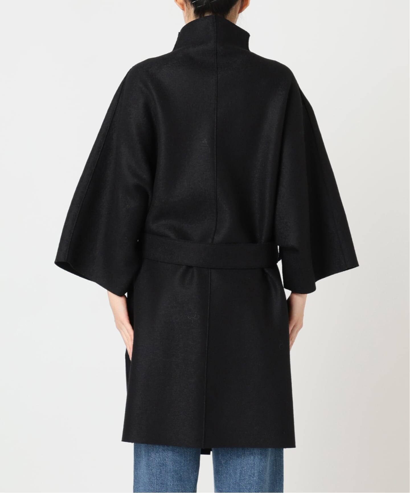 HARRIS WHARF LONDON 別注 Women kimono mantle pressed wool コート