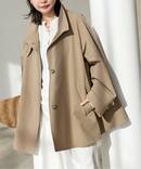 オーガニックコットンワッシャーテントコート