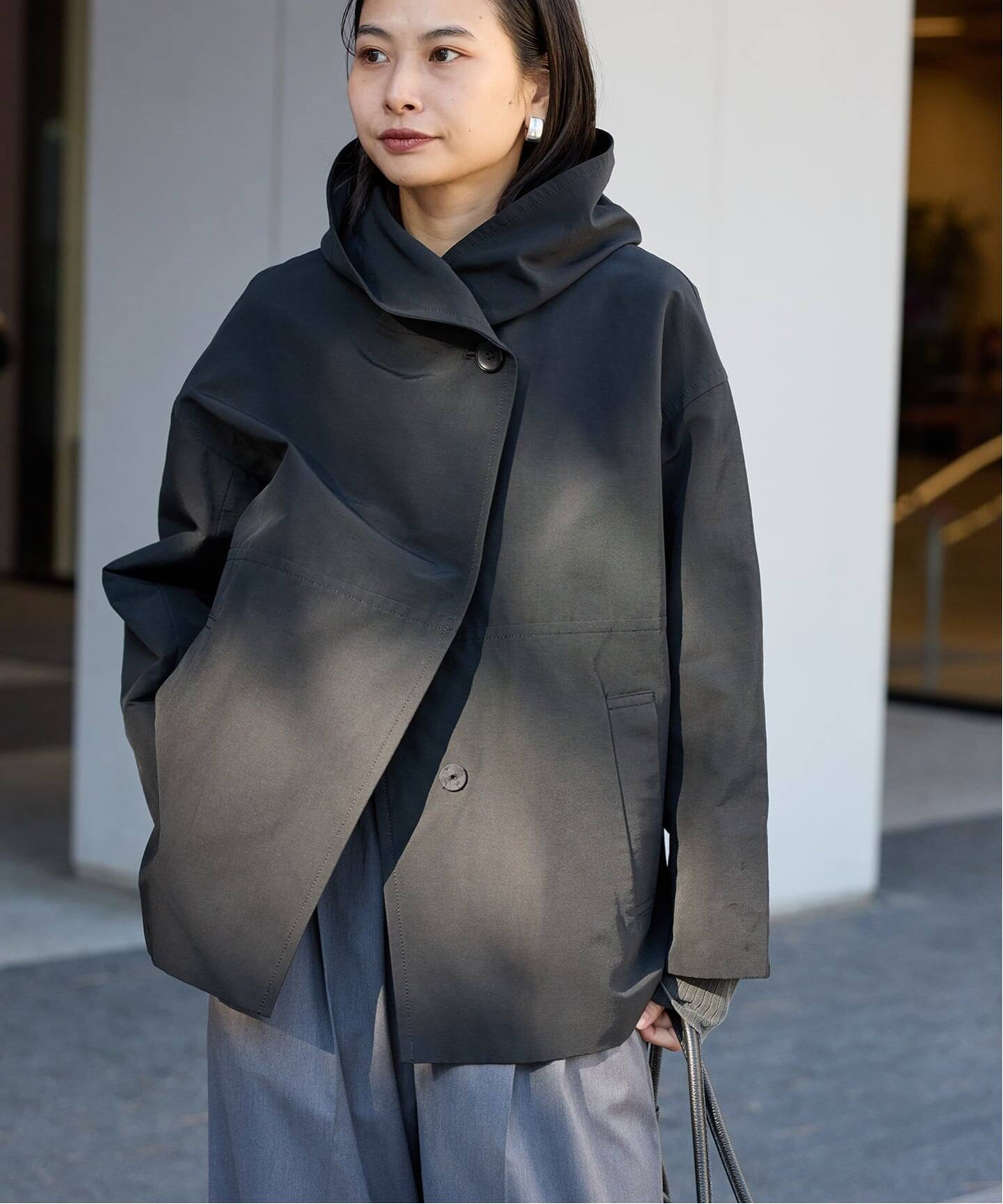 追加予約3》グログランフードコート（その他ブルゾン／アウター