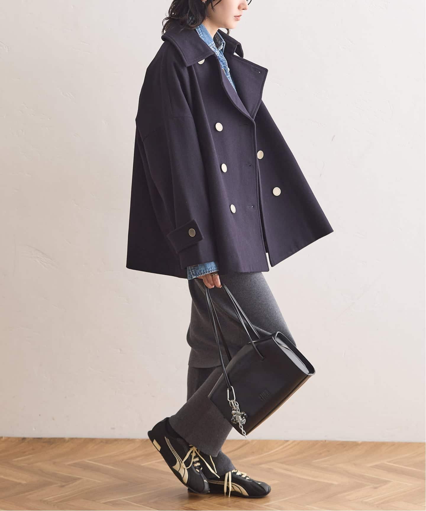 予約》別注【TRADITIONAL WEATHERWEAR】MALTON PEA COAT MIDDLE